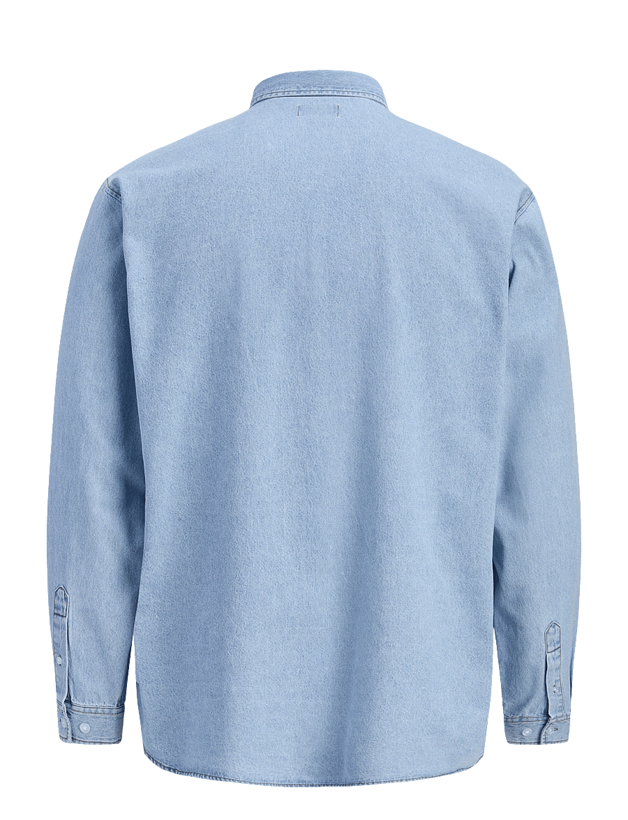 JJ REBEL - JREBAVAN SHIRT LS - jeansskjortor - light blue denim - 2