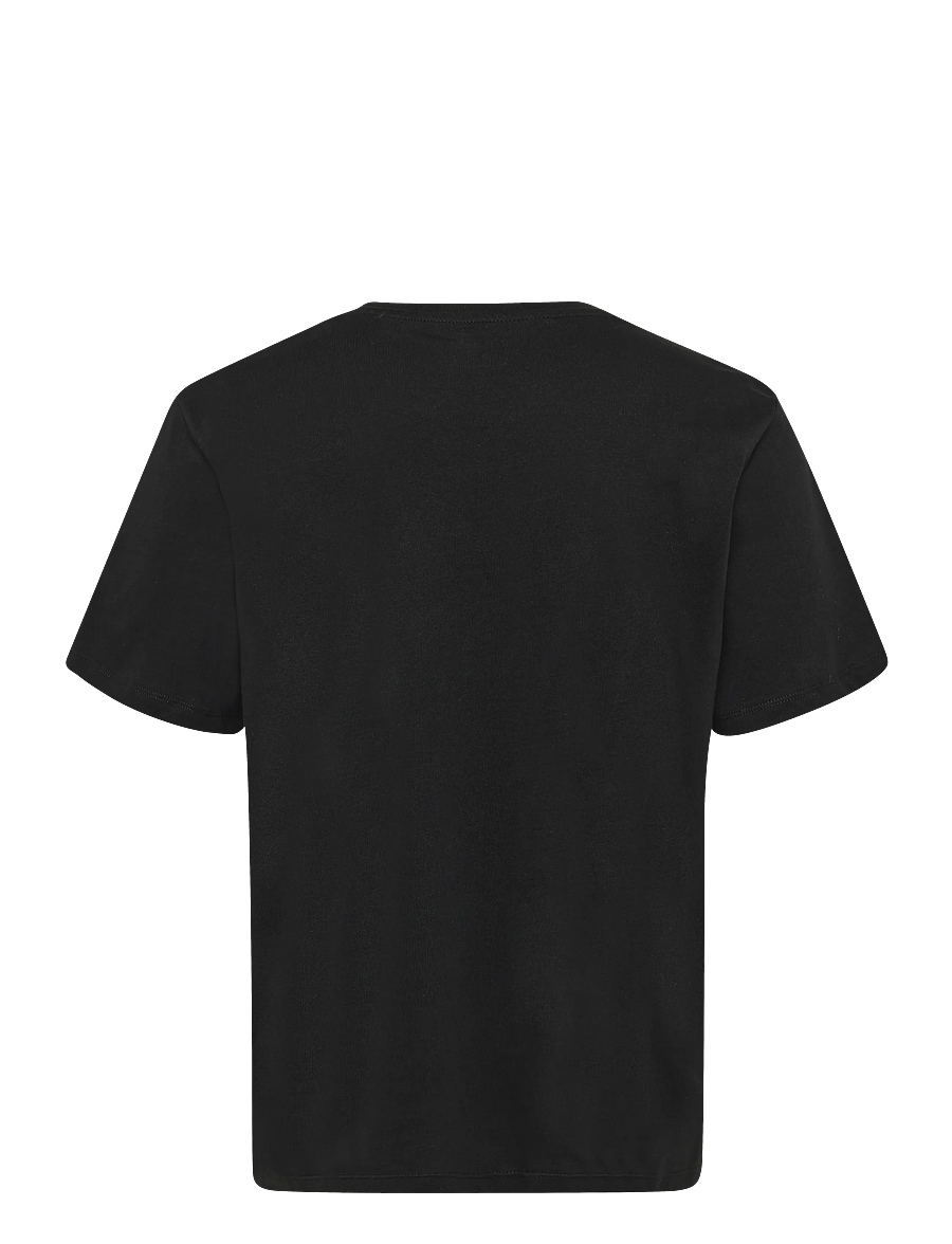 JJ REBEL - JREBHENRY TEE SS CREW NECK - kurzärmelige t-shirts - black - 2