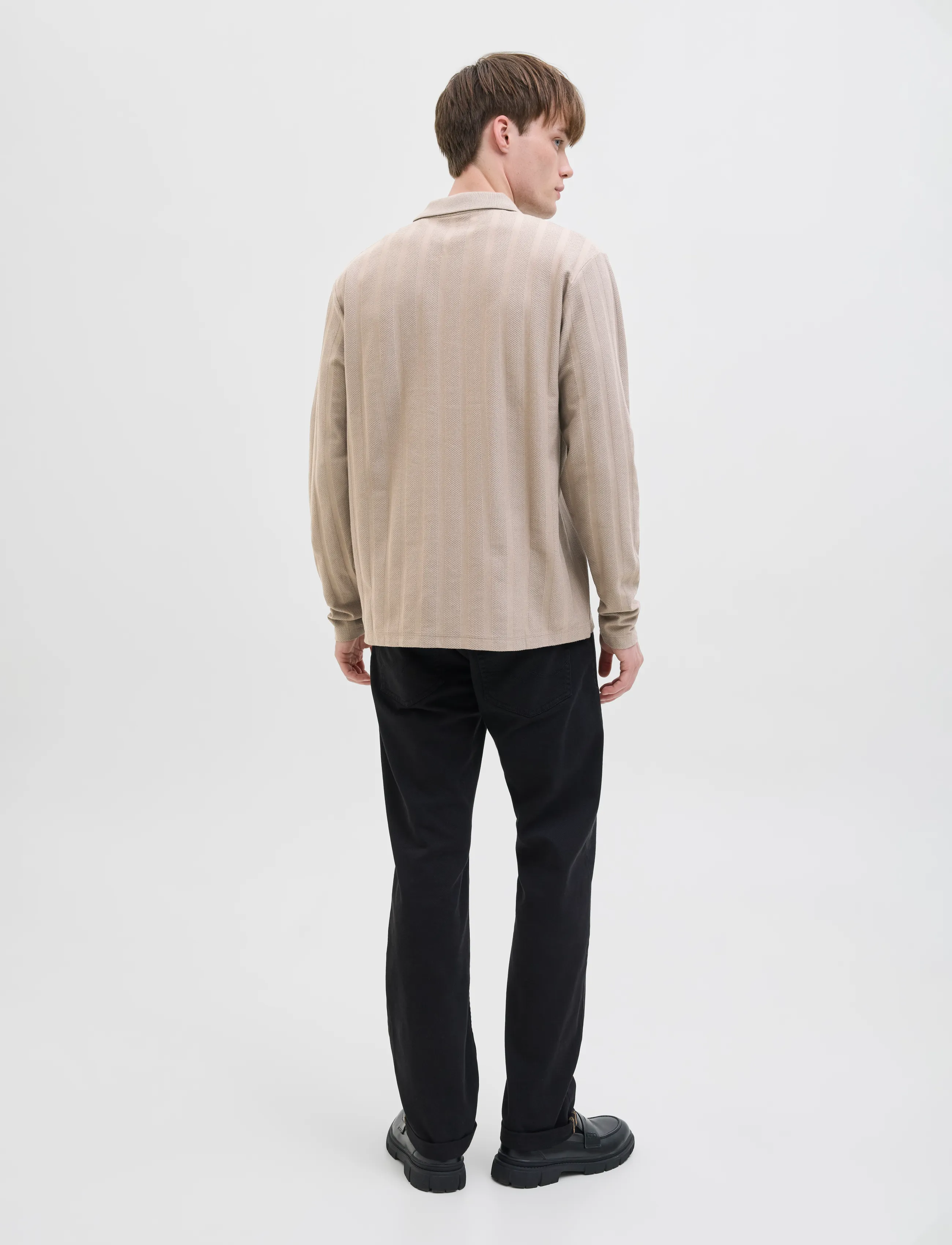 JJ REBEL - JREBLOUIS POLO LS - roasted cashew - 3