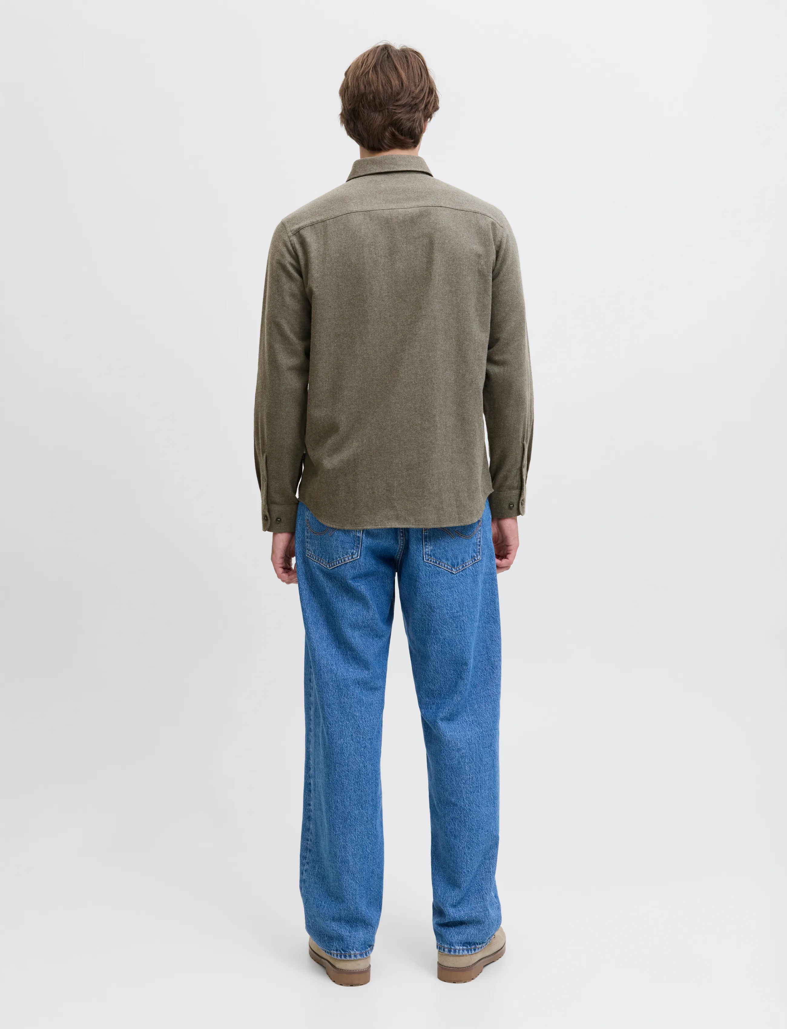 JJ REBEL - JREBIKE MELANGE SHIRT LS SN - die niedrigsten preise - forest night - 3