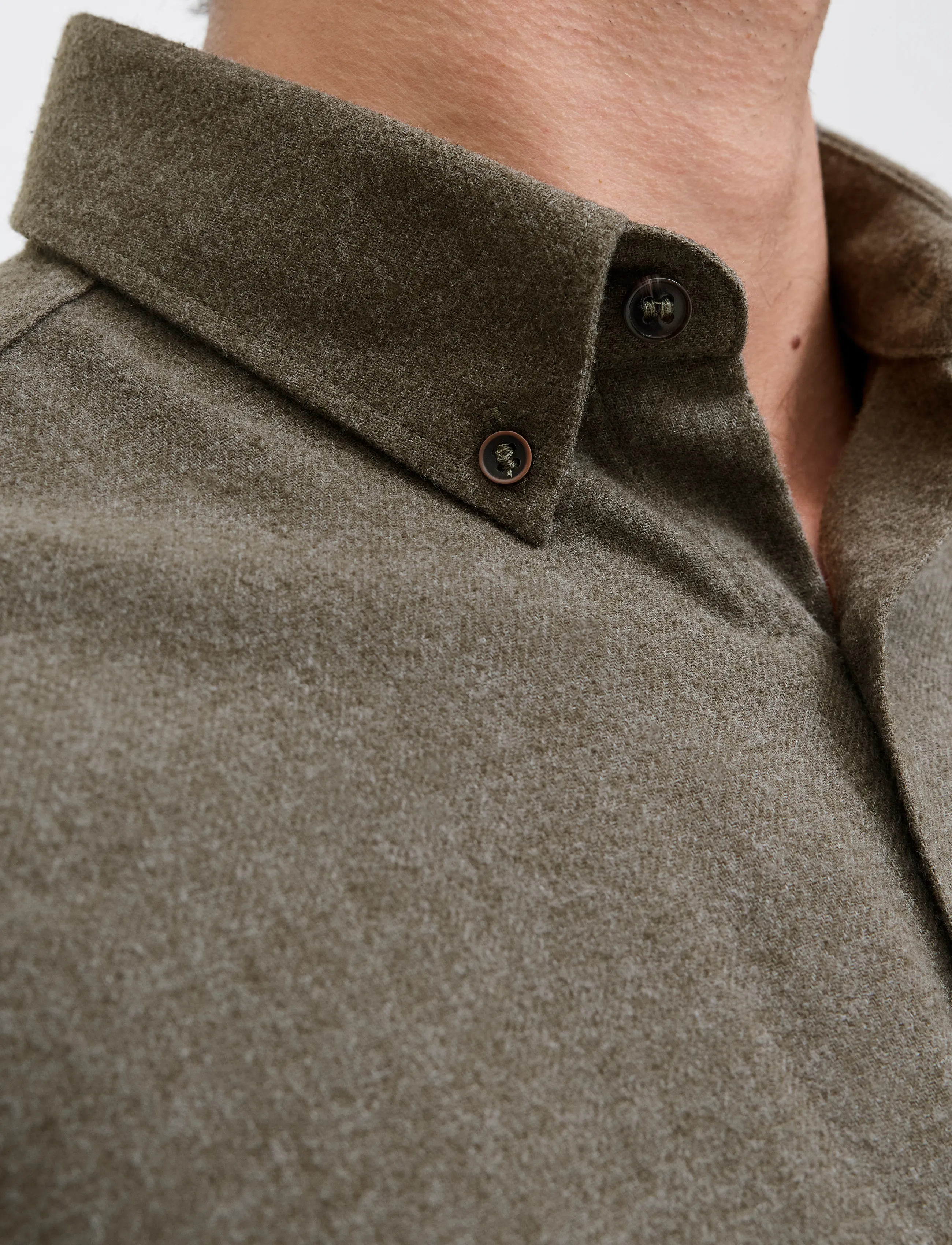 JJ REBEL - JREBIKE MELANGE SHIRT LS SN - die niedrigsten preise - forest night - 5