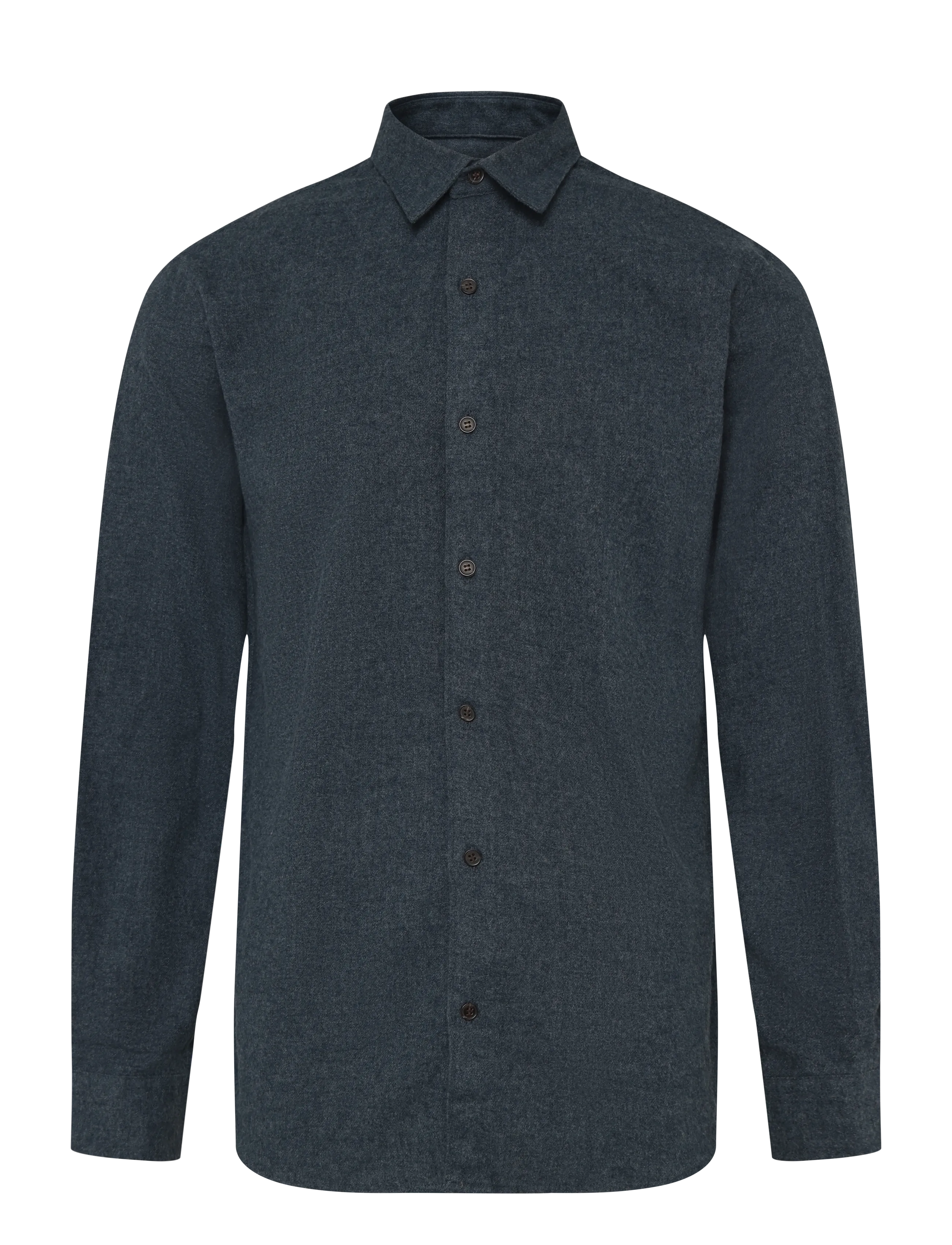JJ REBEL Jrebike Melange Shirt Ls Sn Navy - XXL - Herren