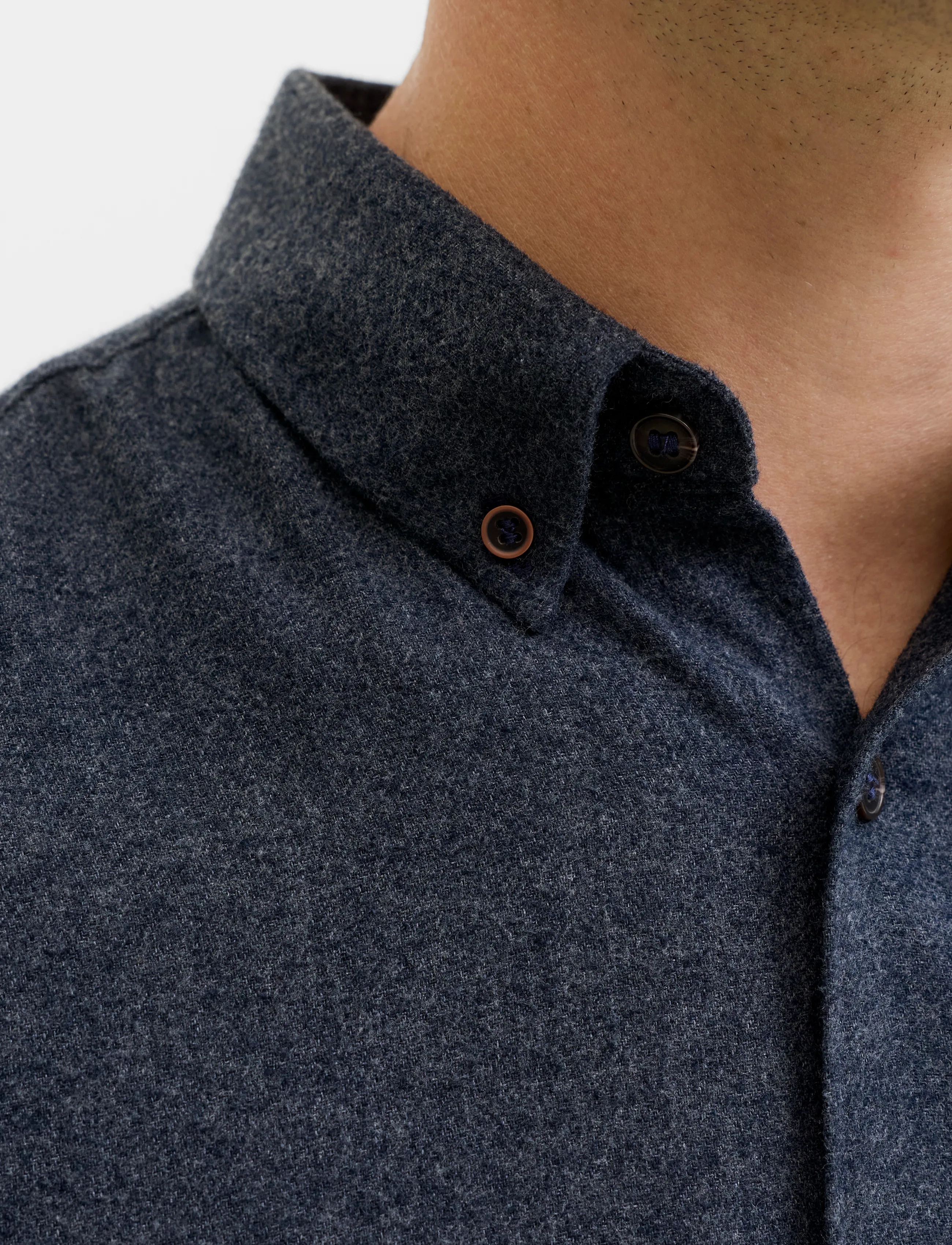 JJ REBEL - JREBIKE MELANGE SHIRT LS SN - die niedrigsten preise - sky captain - 5