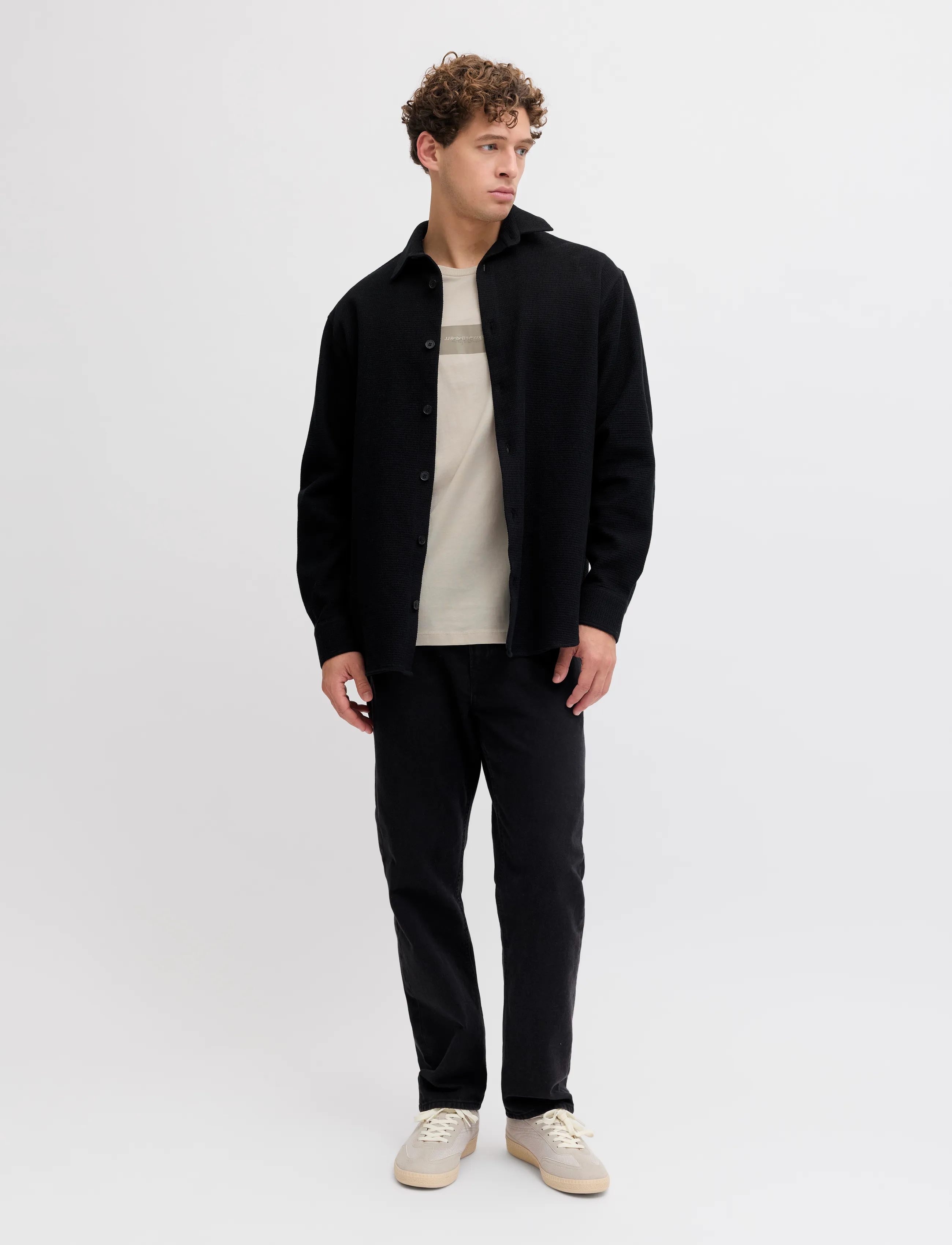 JJ REBEL - JREBDUKE SS TEE CREW NECK - madalaimad hinnad - moonbeam - 4