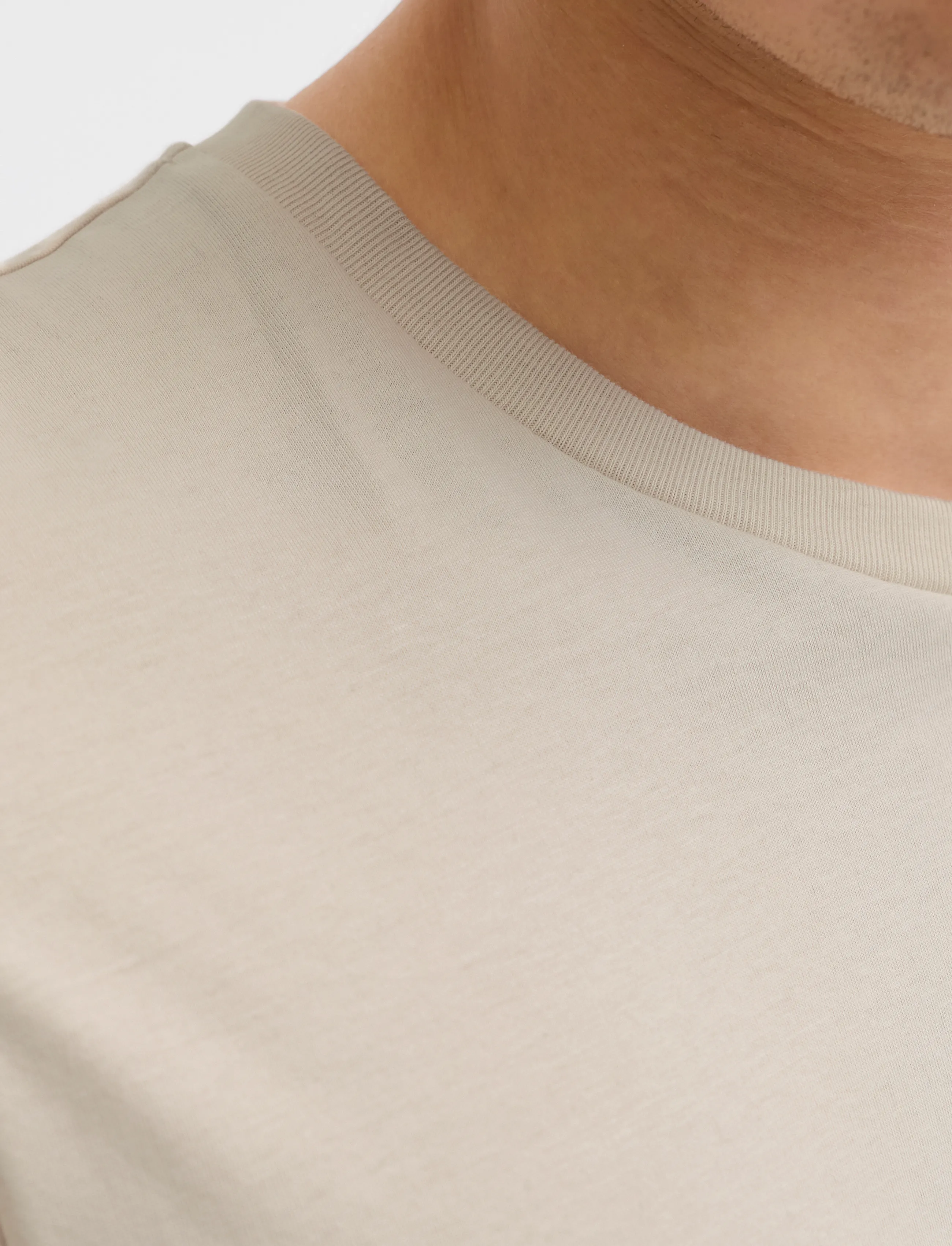 JJ REBEL - JREBDUKE SS TEE CREW NECK - madalaimad hinnad - moonbeam - 5