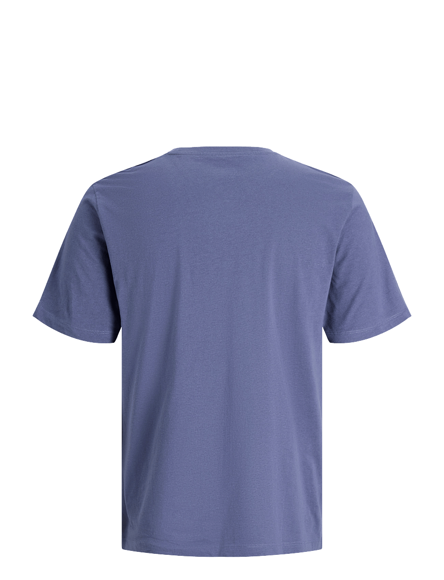 JJ REBEL - JREBDUKE SS TEE CREW NECK - kurzärmelige t-shirts - nightshadow blue - 2