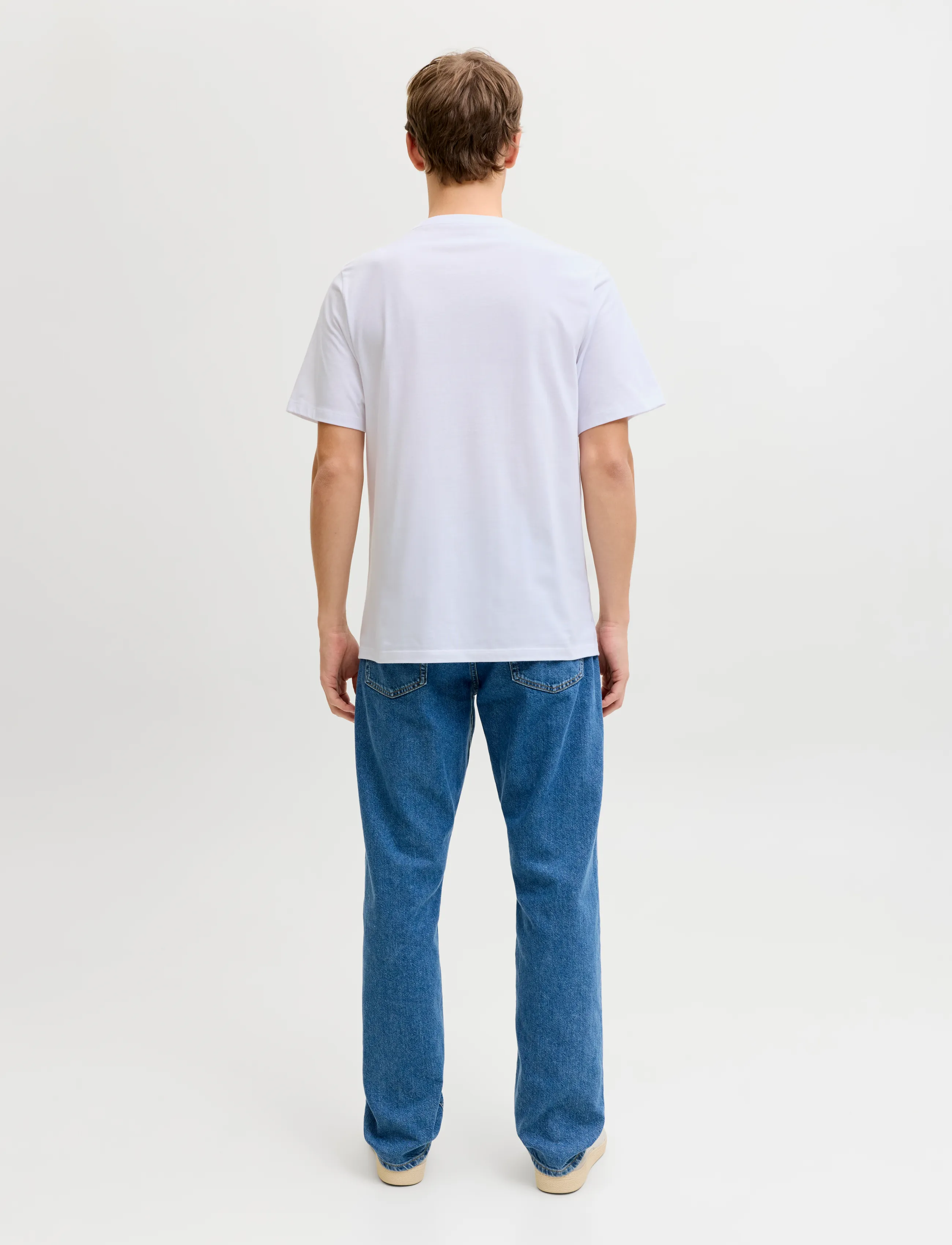 JJ REBEL - JREBDUKE SS TEE CREW NECK - die niedrigsten preise - white - 3