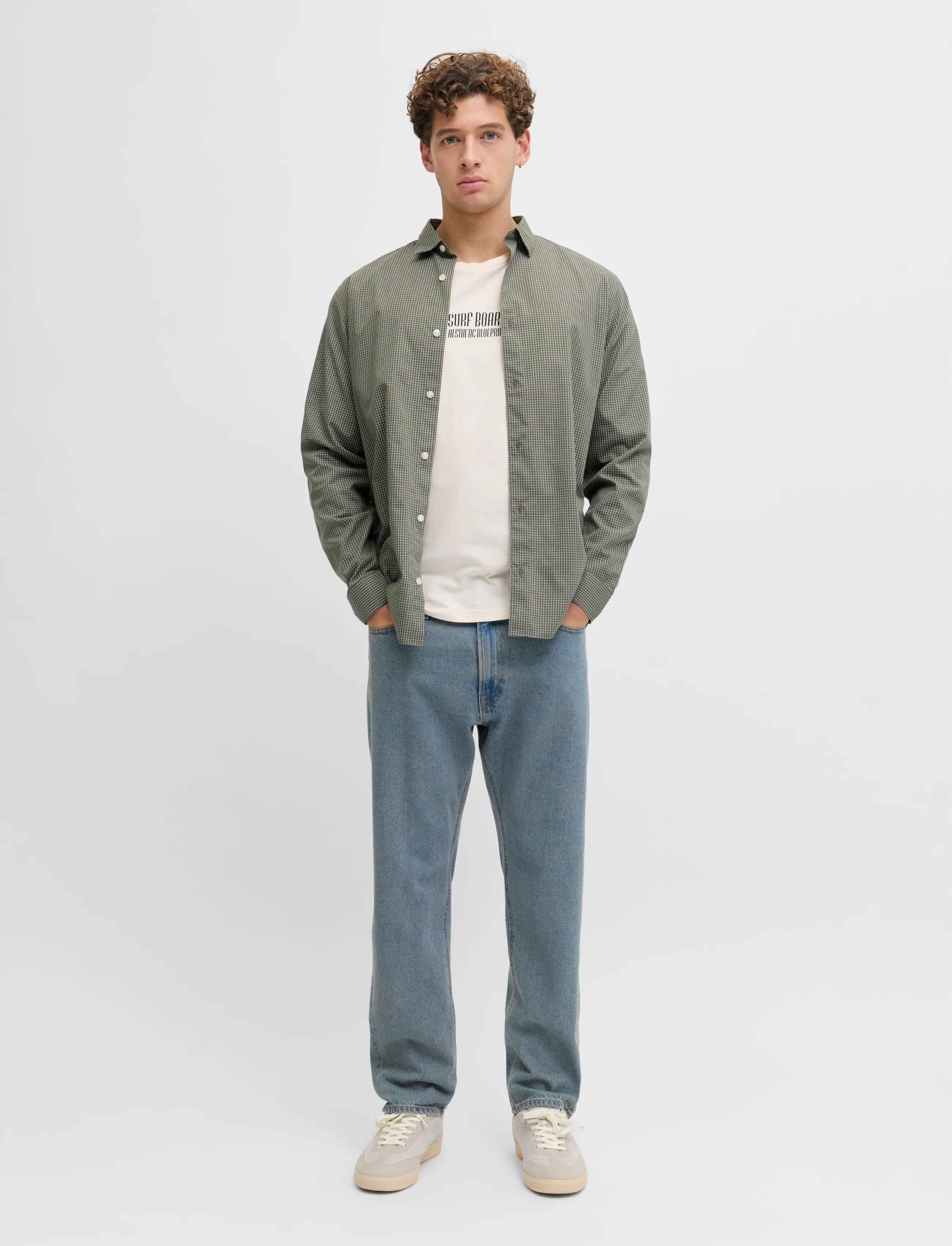 JJ REBEL - JREBRYAN JJCRAFT AT 904 SN - bukser & jeans - blue denim - 4