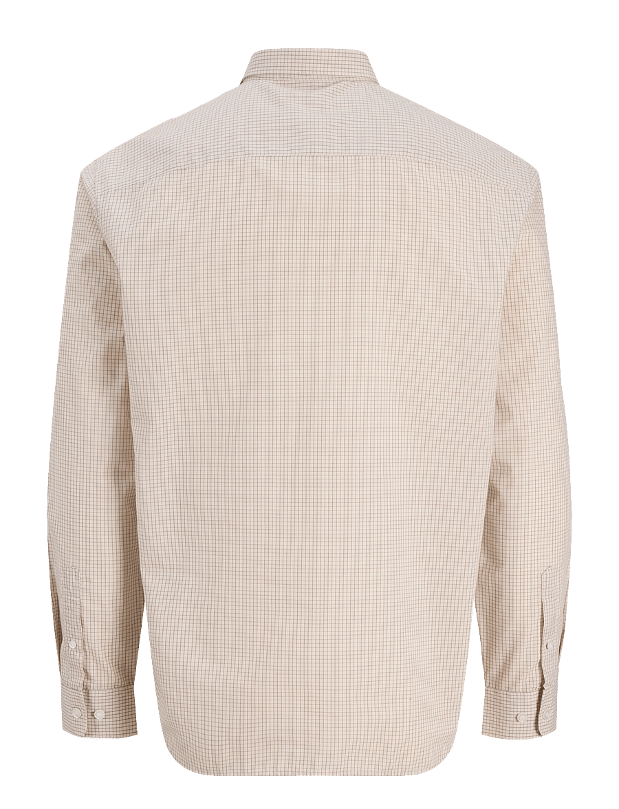 JJ REBEL - JREBGAVIN CHECK SHIRT LS - karierte hemden - roasted cashew - 2