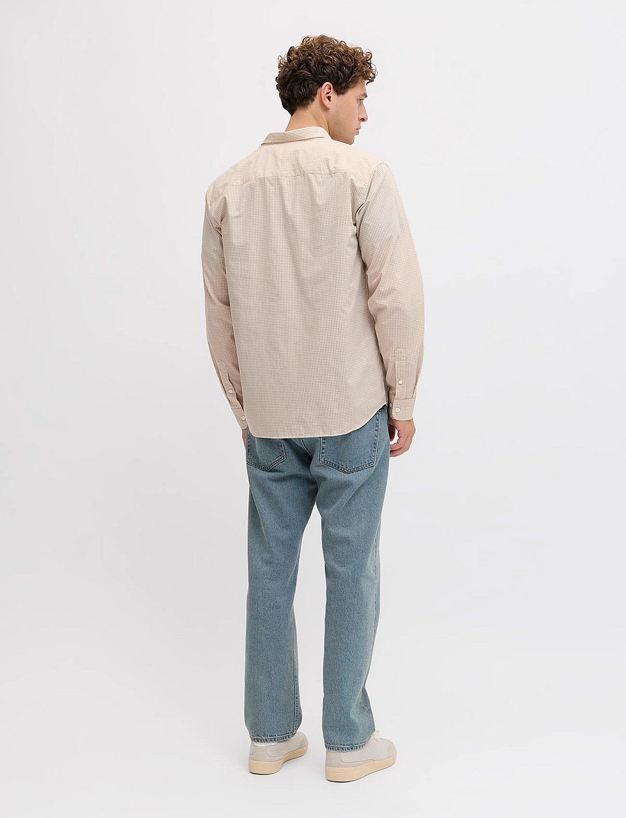 JJ REBEL - JREBGAVIN CHECK SHIRT LS - karierte hemden - roasted cashew - 3