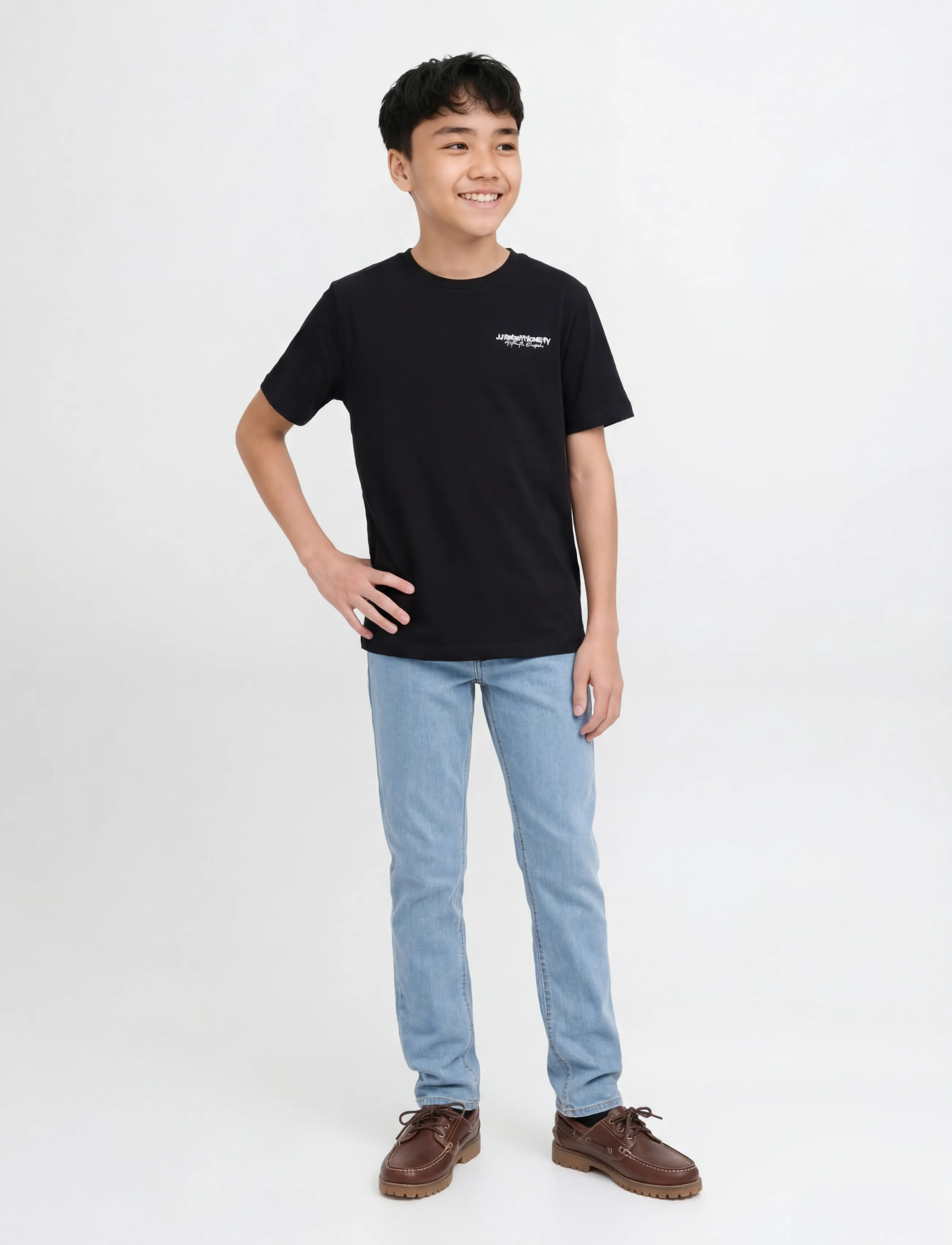 JJ REBEL - JREBNOAH JJCRAFT AT 761 NOOS JNR - regular jeans - blue denim - 4