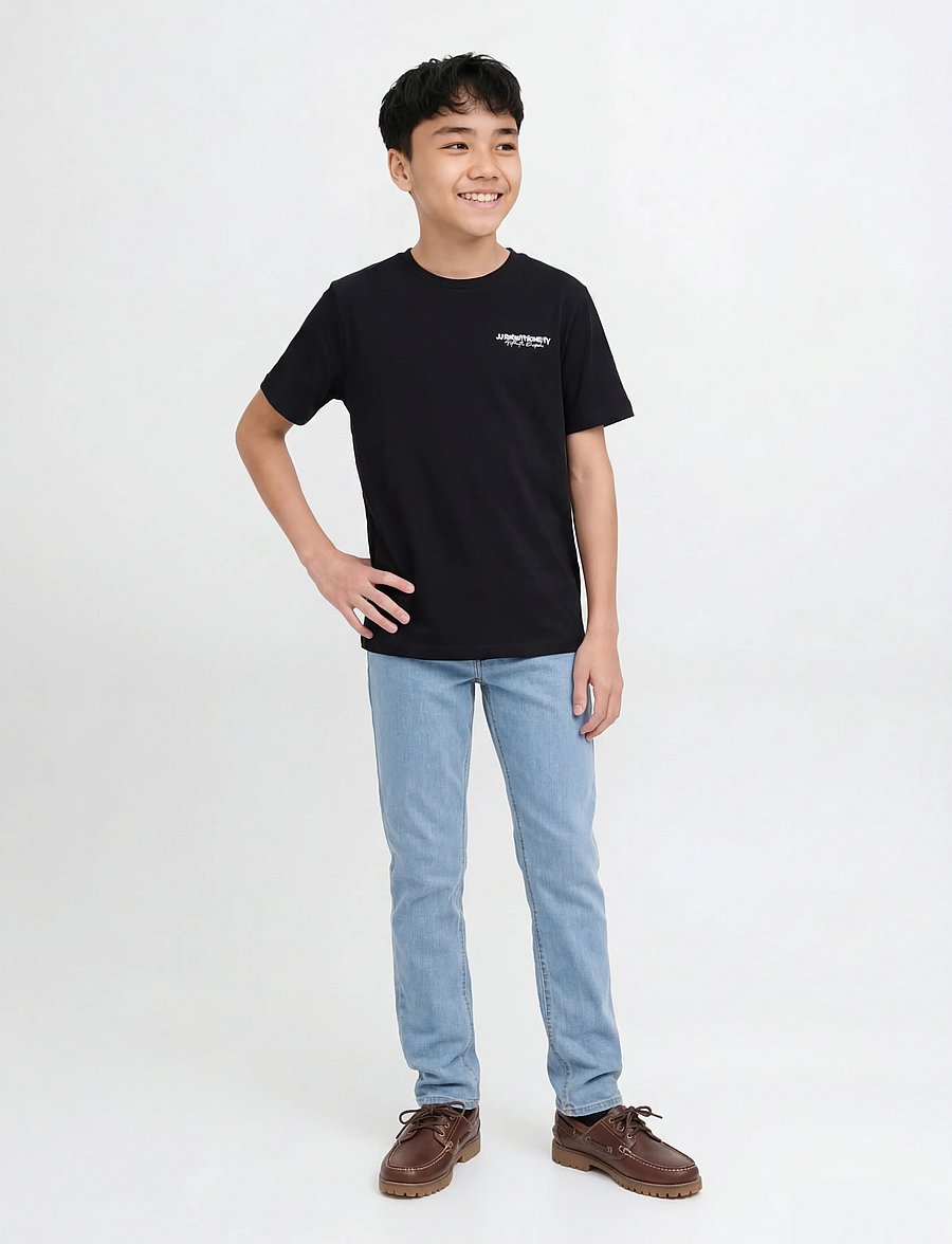 JJ REBEL - JREBNOAH JJCRAFT AT 761 NOOS JNR - regular jeans - blue denim - 4