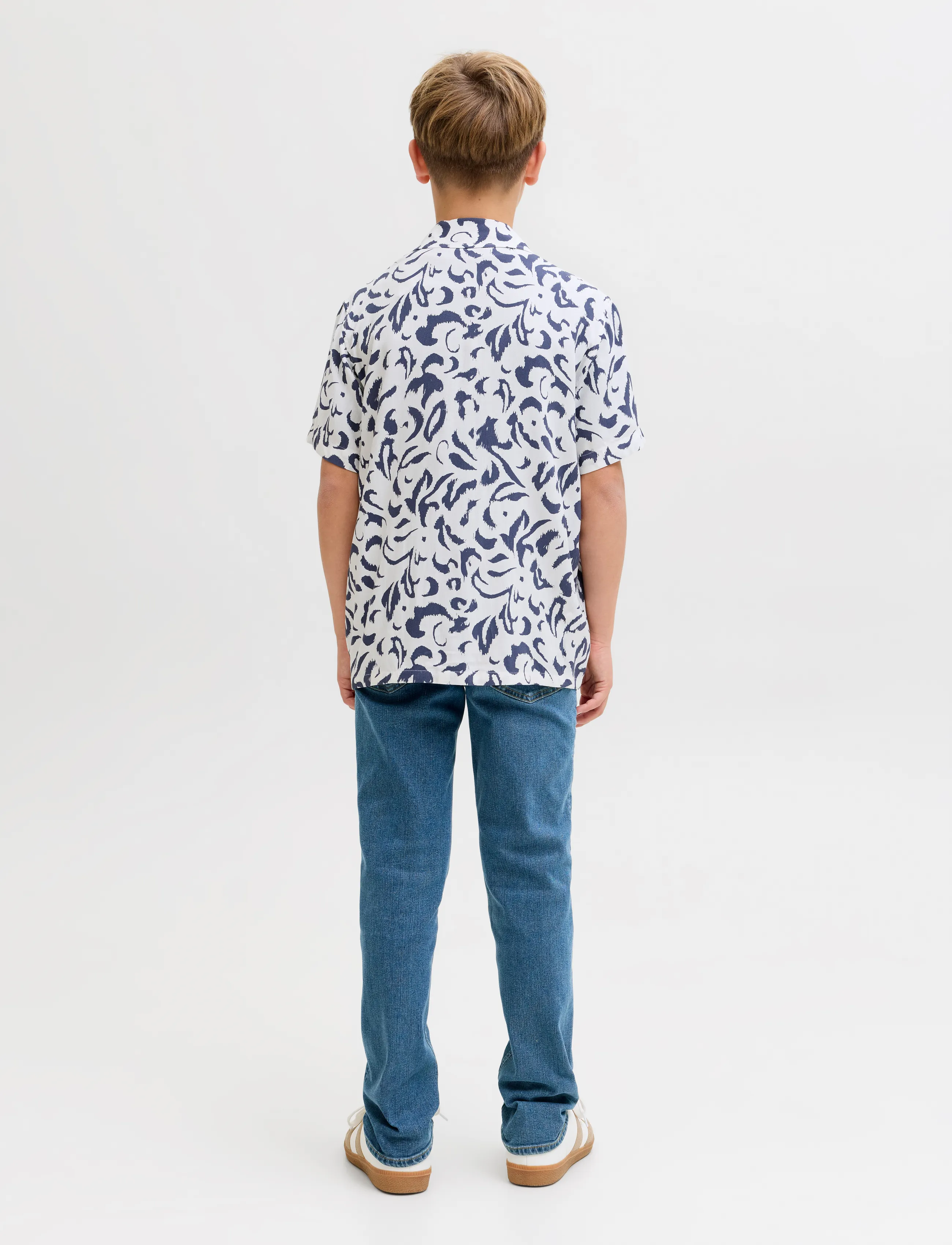 JJ REBEL - JREBNOAH JJCRAFT AT 760 NOOS JNR - regular jeans - blue denim - 3