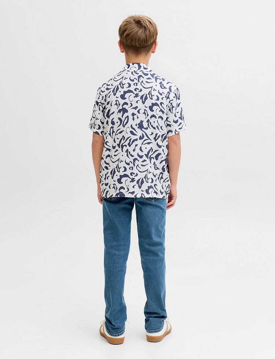 JJ REBEL - JREBNOAH JJCRAFT AT 760 NOOS JNR - regular jeans - blue denim - 3