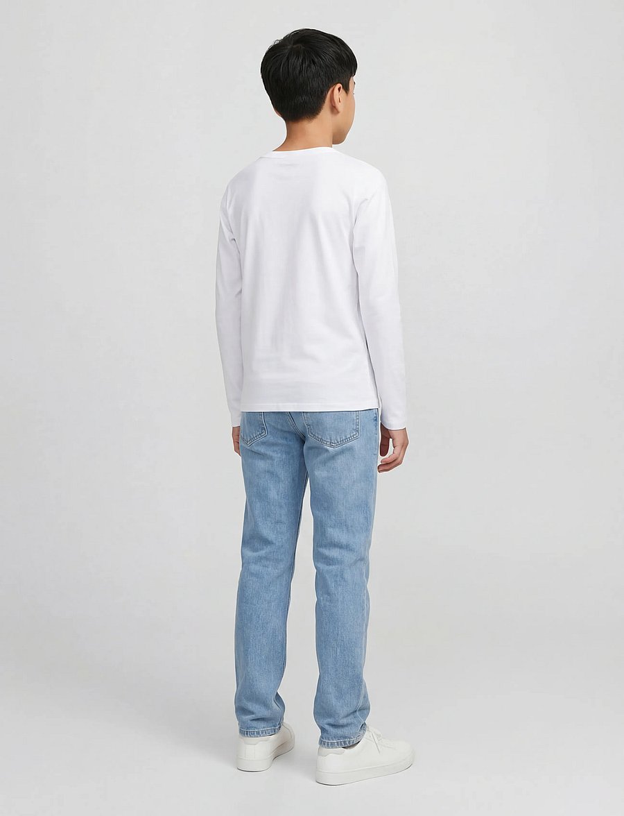 JJ REBEL - JREBRYAN JJCRAFT AT 638 NOOS JNR - loose jeans - blue denim - 3