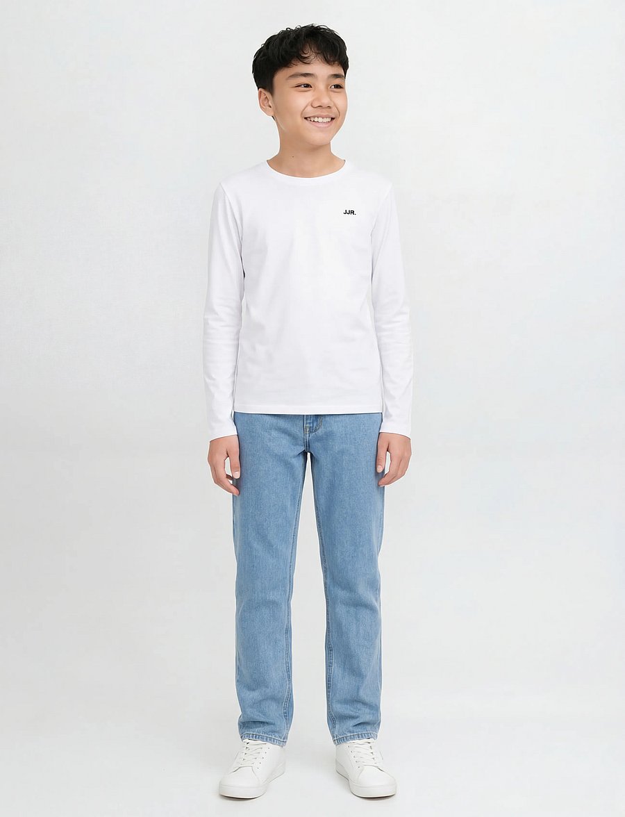 JJ REBEL - JREBRYAN JJCRAFT AT 638 NOOS JNR - loose jeans - blue denim - 4