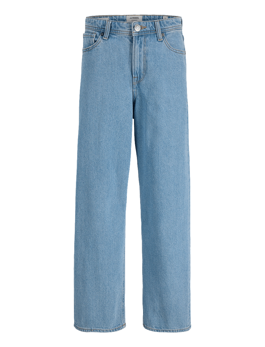 JJ REBEL - JREBLEO JJCRAFT AT 638 NOOS JNR - loose jeans - blue denim - 1