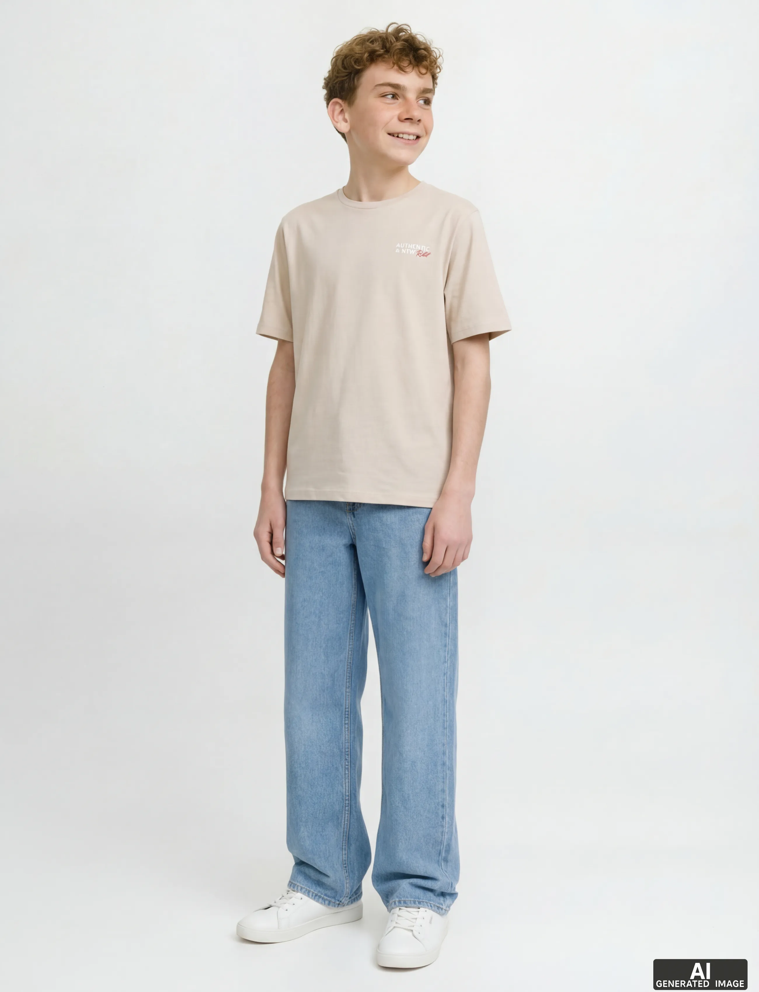 JJ REBEL - JREBLEO JJCRAFT AT 638 NOOS JNR - loose jeans - blue denim - 4