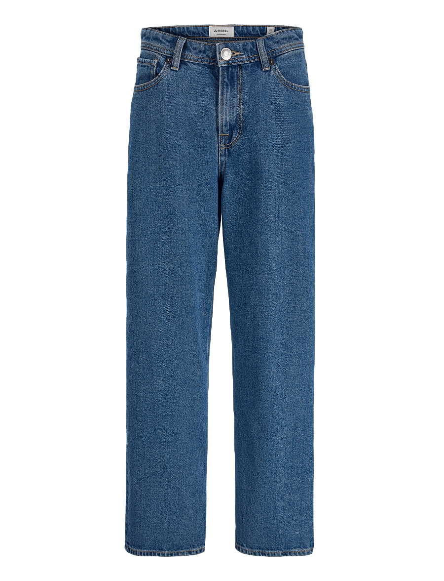 JJ REBEL - JREBLEO JJCRAFT AT 635 NOOS JNR - loose jeans - blue denim - 1