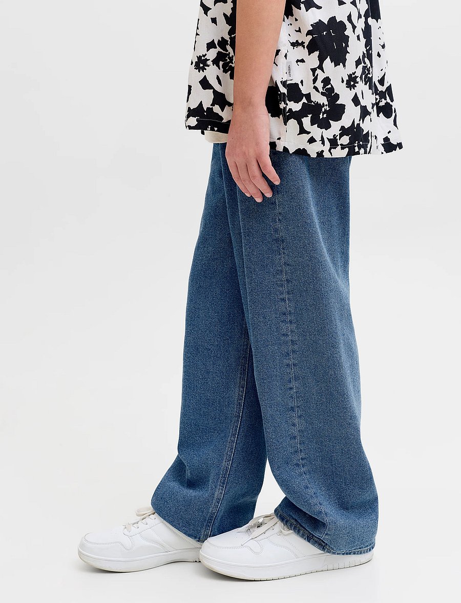 JJ REBEL - JREBLEO JJCRAFT AT 635 NOOS JNR - loose jeans - blue denim - 5