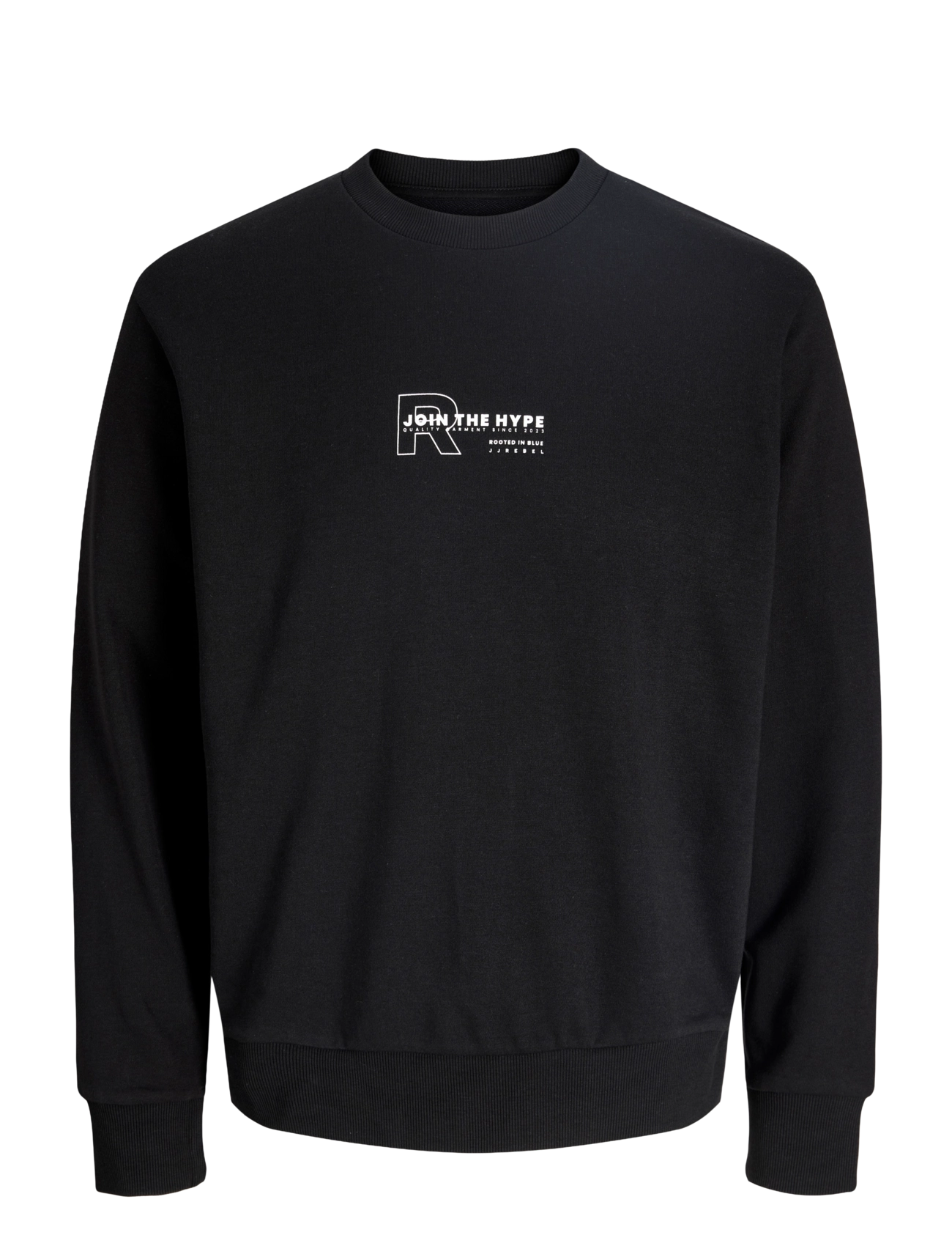 JJ REBEL - JREBZAKI CREW NECK SWEAT - sweatshirts - black - 1
