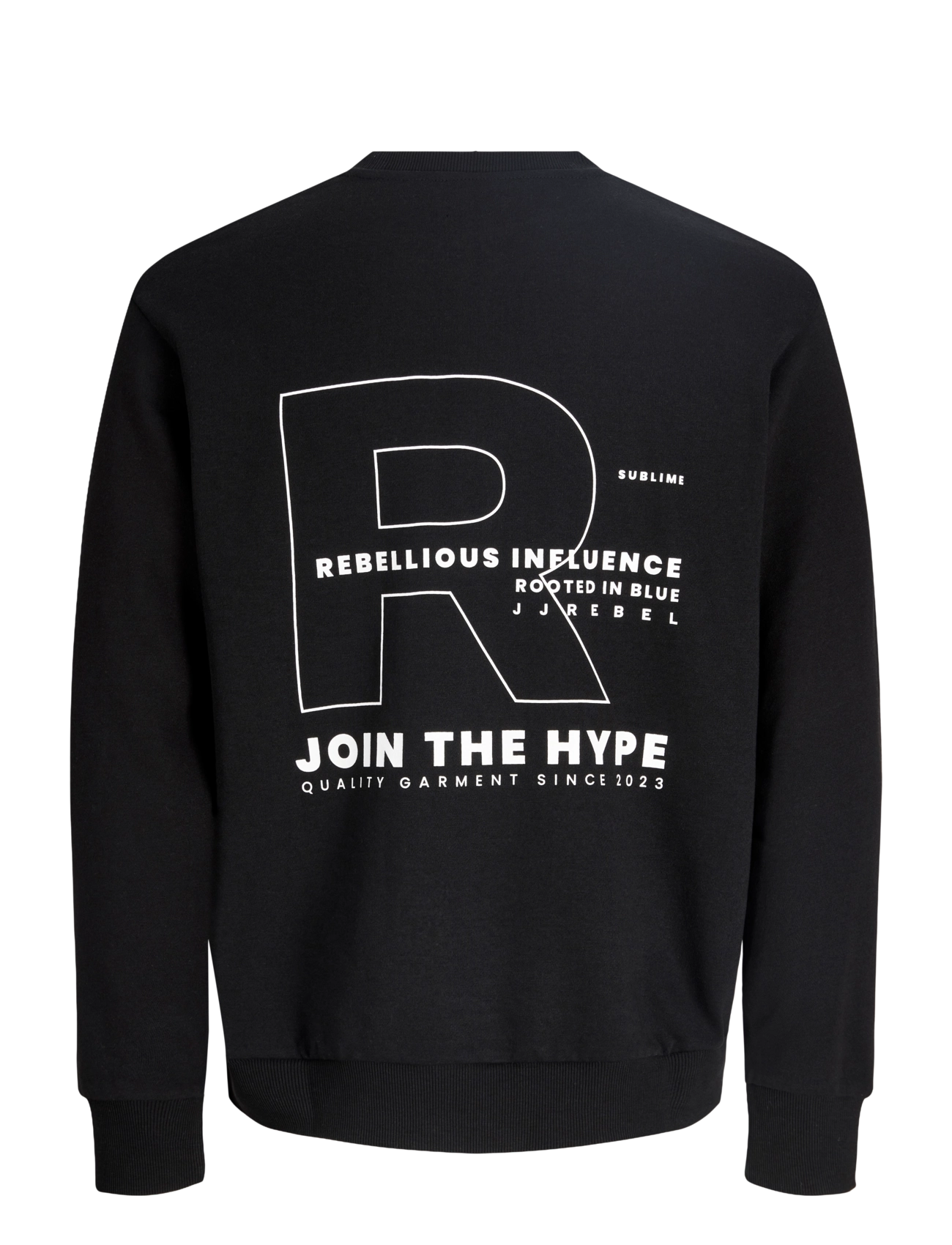 JJ REBEL - JREBZAKI CREW NECK SWEAT - sweatshirts - black - 2