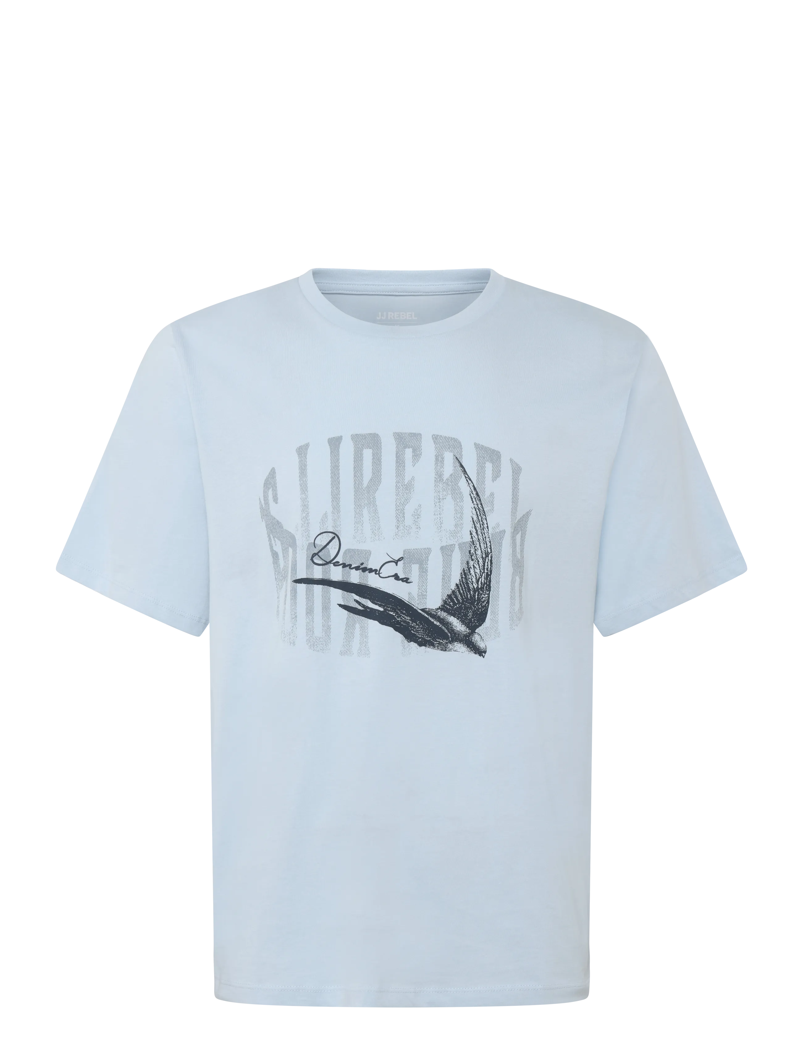 JJ REBEL JREBALFY SS TEE - T-shirts - CASHMERE BLUE / blue