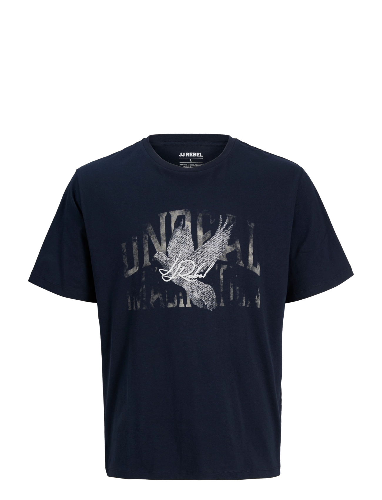JJ REBEL JREBALFY SS TEE - T-shirts - NAVY BLAZER / navy