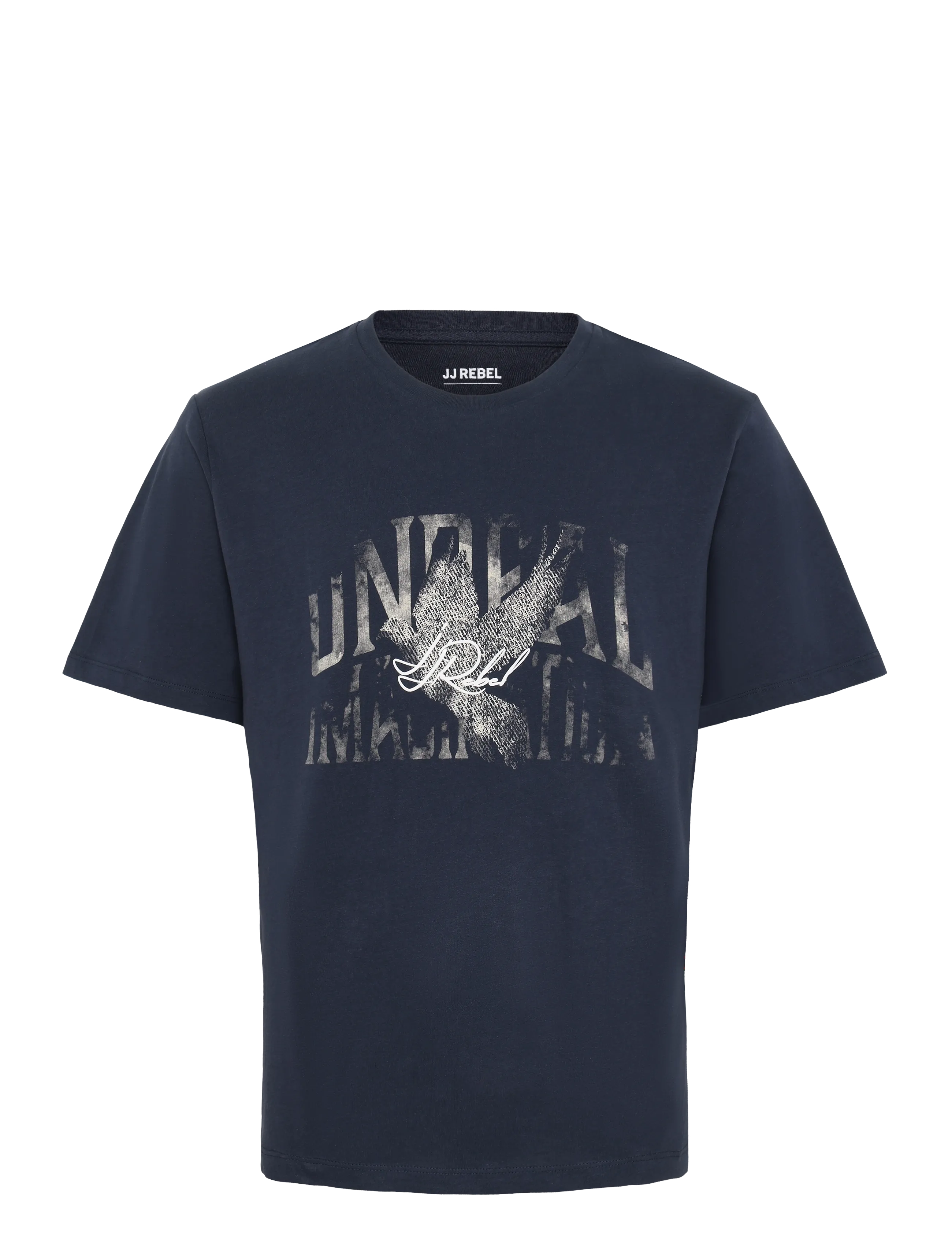 JJ REBEL JREBALFY SS TEE - T-skjorter - NAVY BLAZER / navy