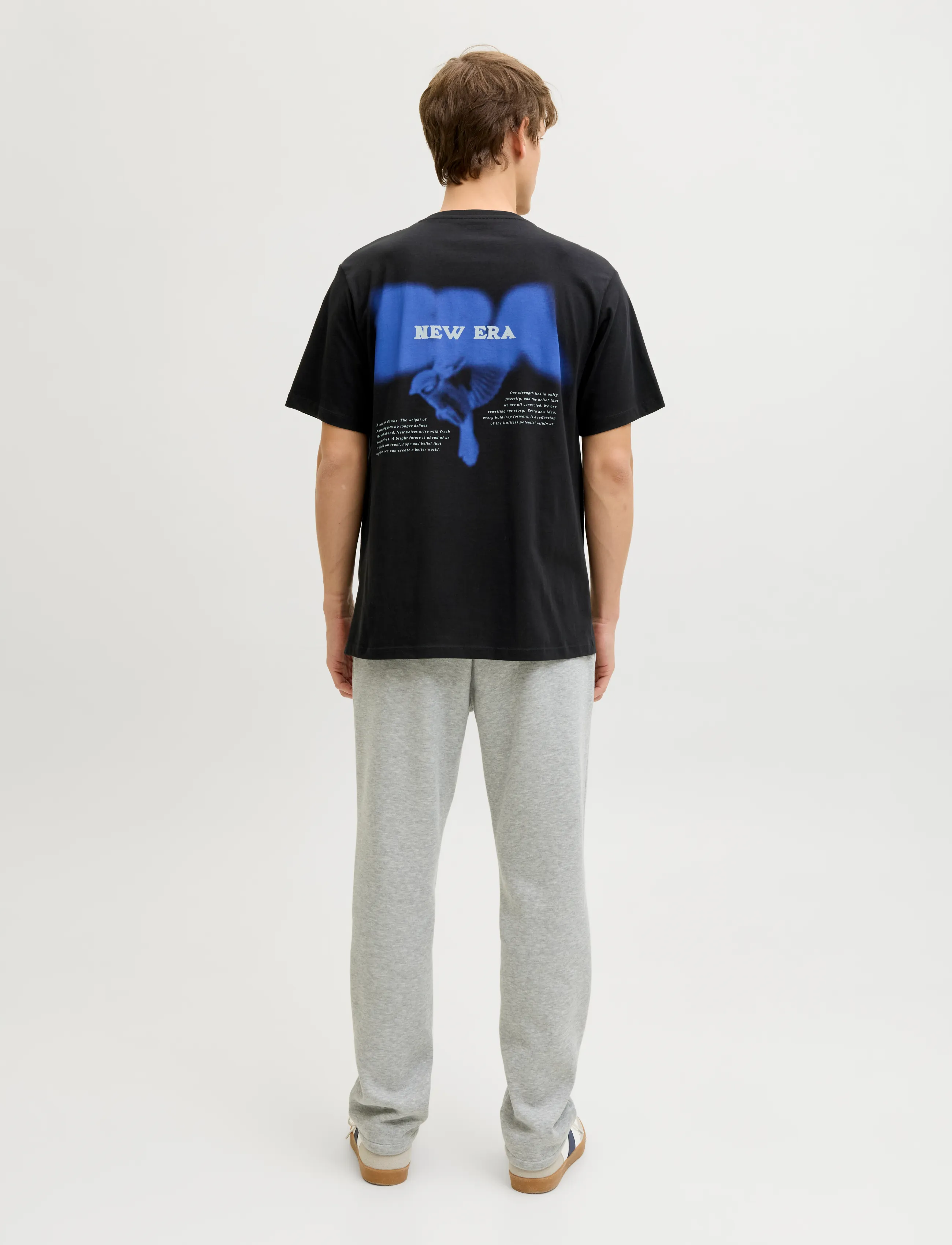 JJ REBEL - JREBRILEY SS TEE - black - 2