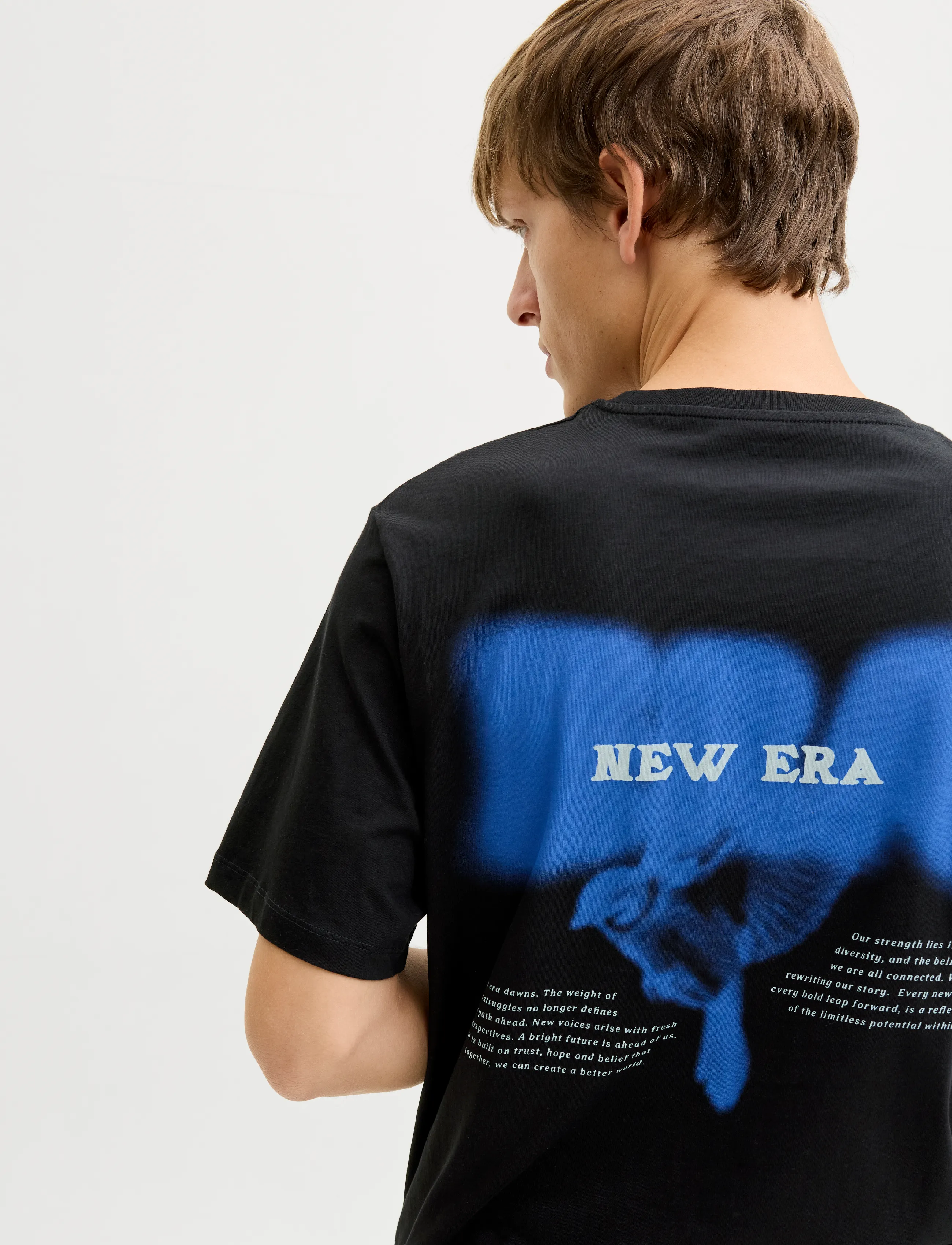 JJ REBEL - JREBRILEY SS TEE - black - 5