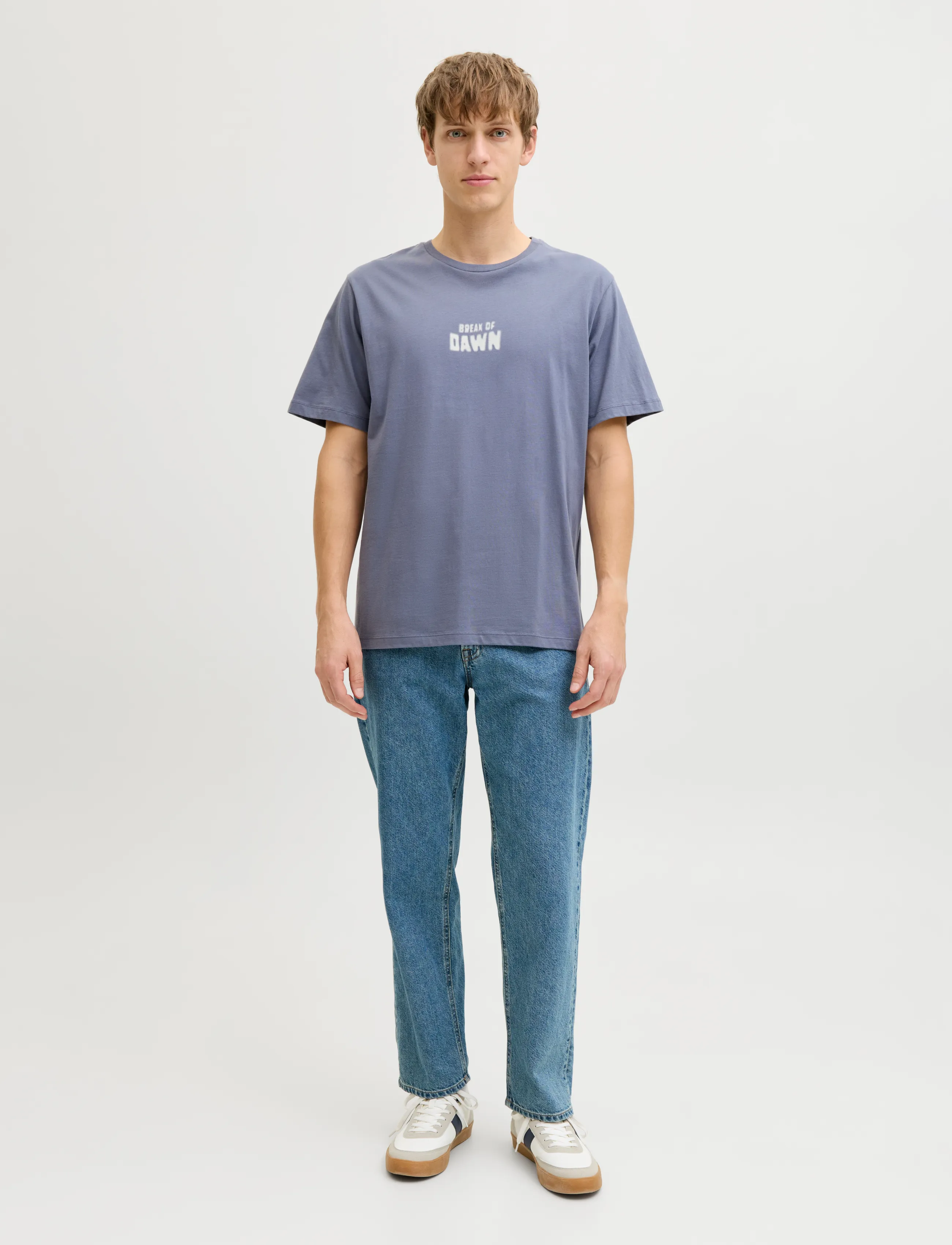 JJ REBEL - JREBRILEY SS TEE - die niedrigsten preise - folkstone gray - 4