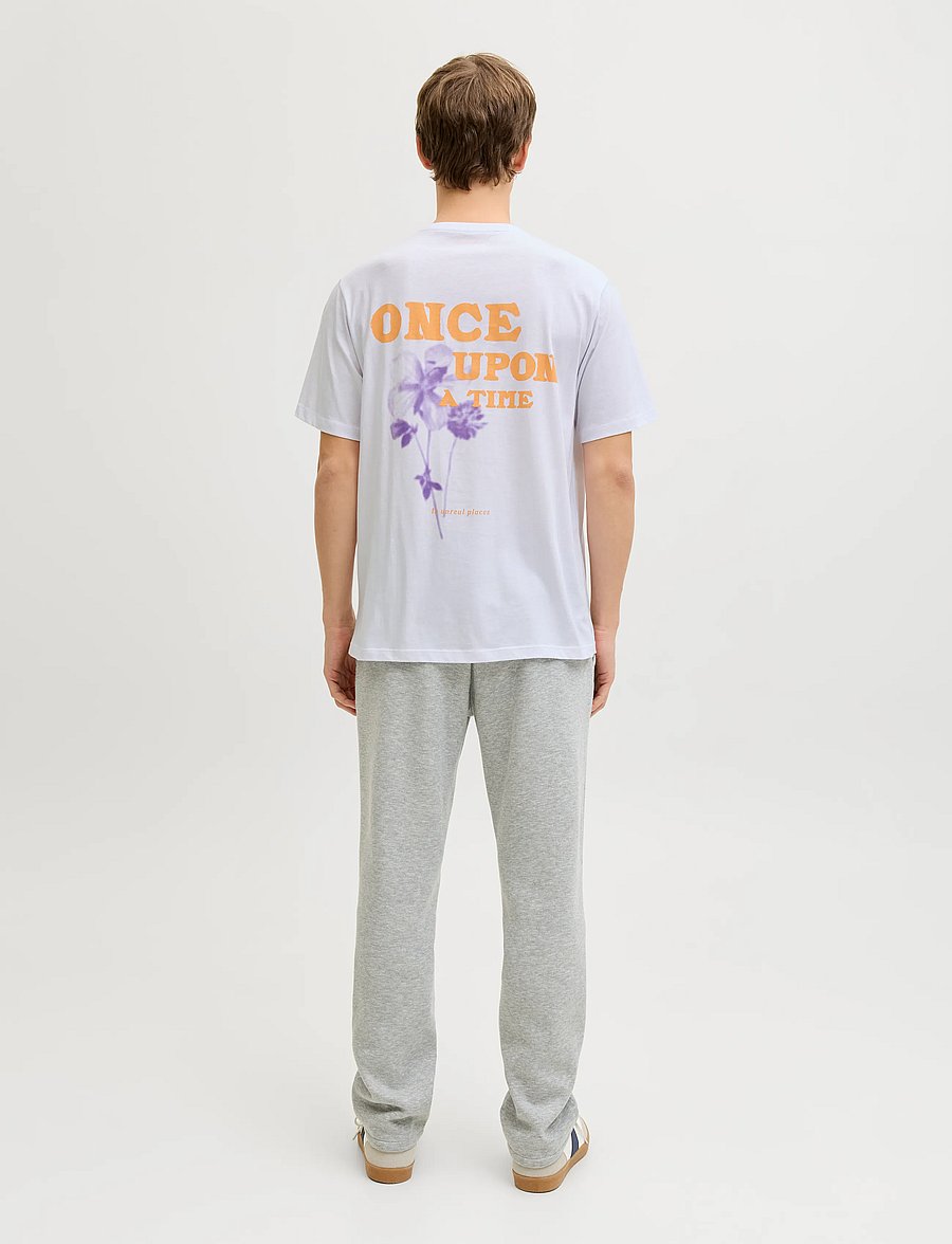 JJ REBEL - JREBRILEY SS TEE - lühikeste varrukatega t-särgid - white - 3