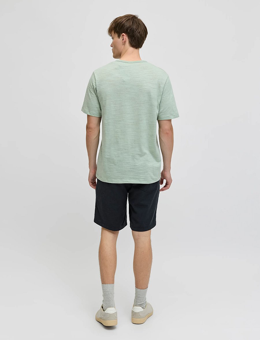 JJ REBEL - JREBSIMON SS TEE - kurzärmelige t-shirts - aqua gray - 3