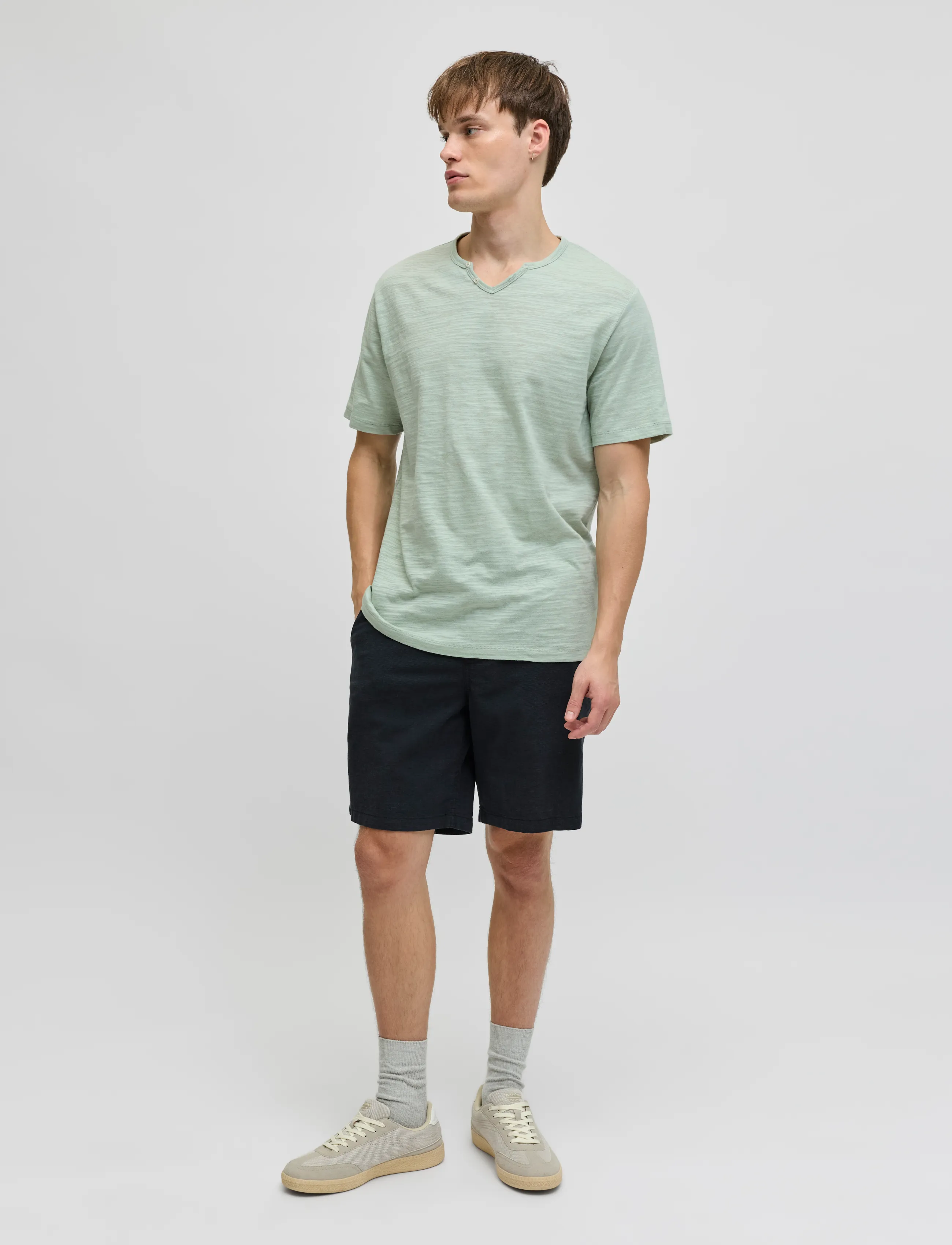 JJ REBEL - JREBSIMON SS TEE - die niedrigsten preise - aqua gray - 4