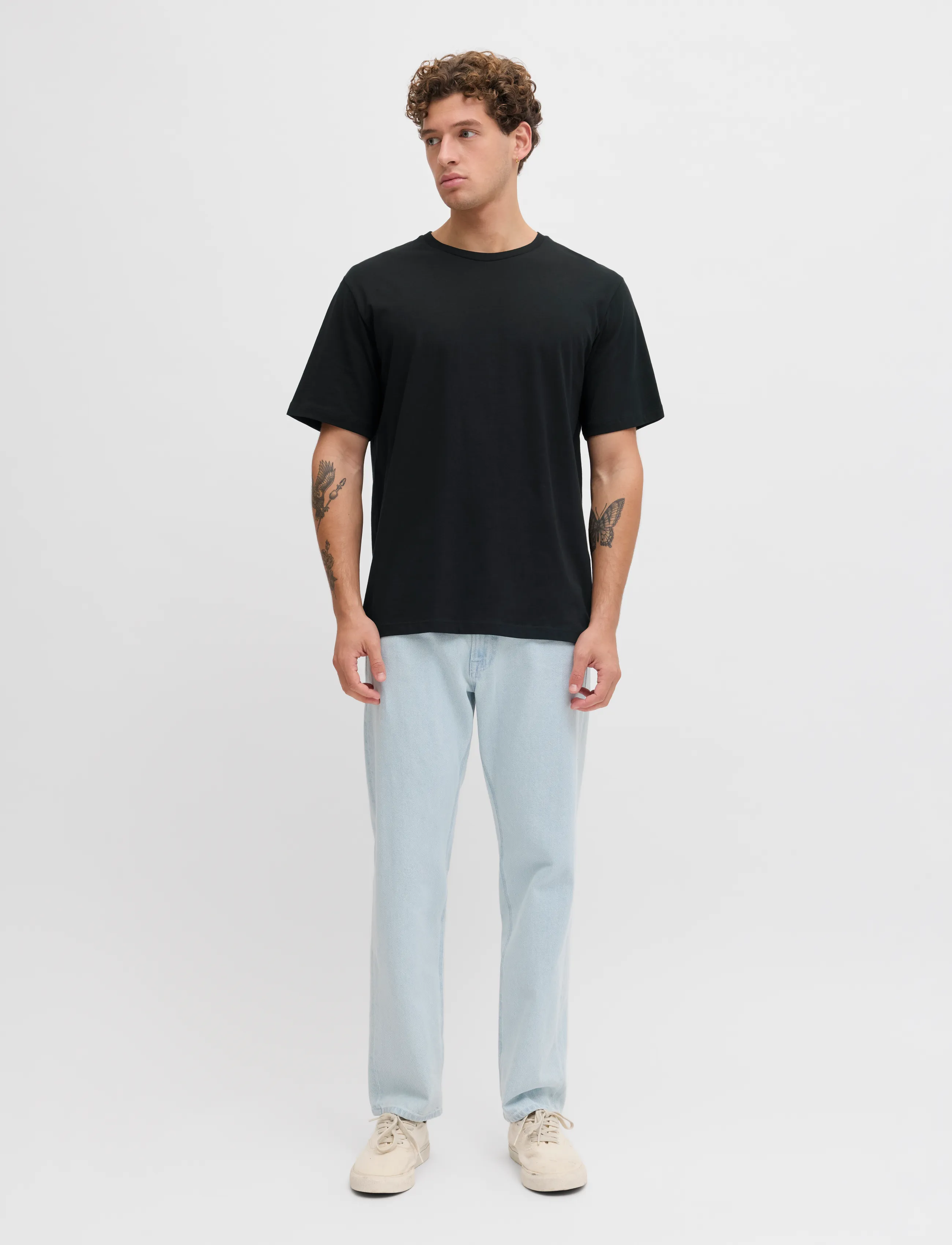 JJ REBEL - JREBSIMON SS TEE - black - 4