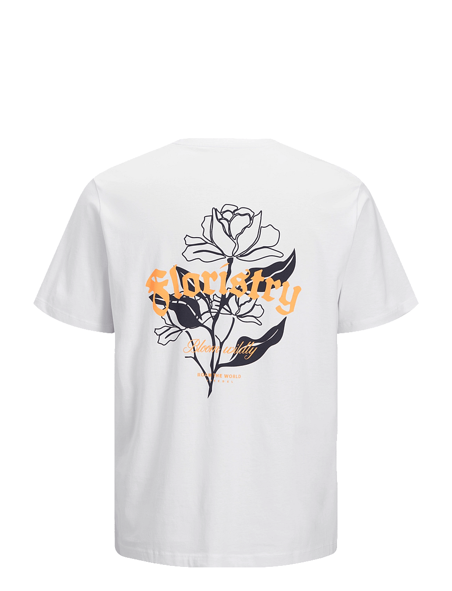 JJ REBEL - JREBSIMON SS TEE - white - 2