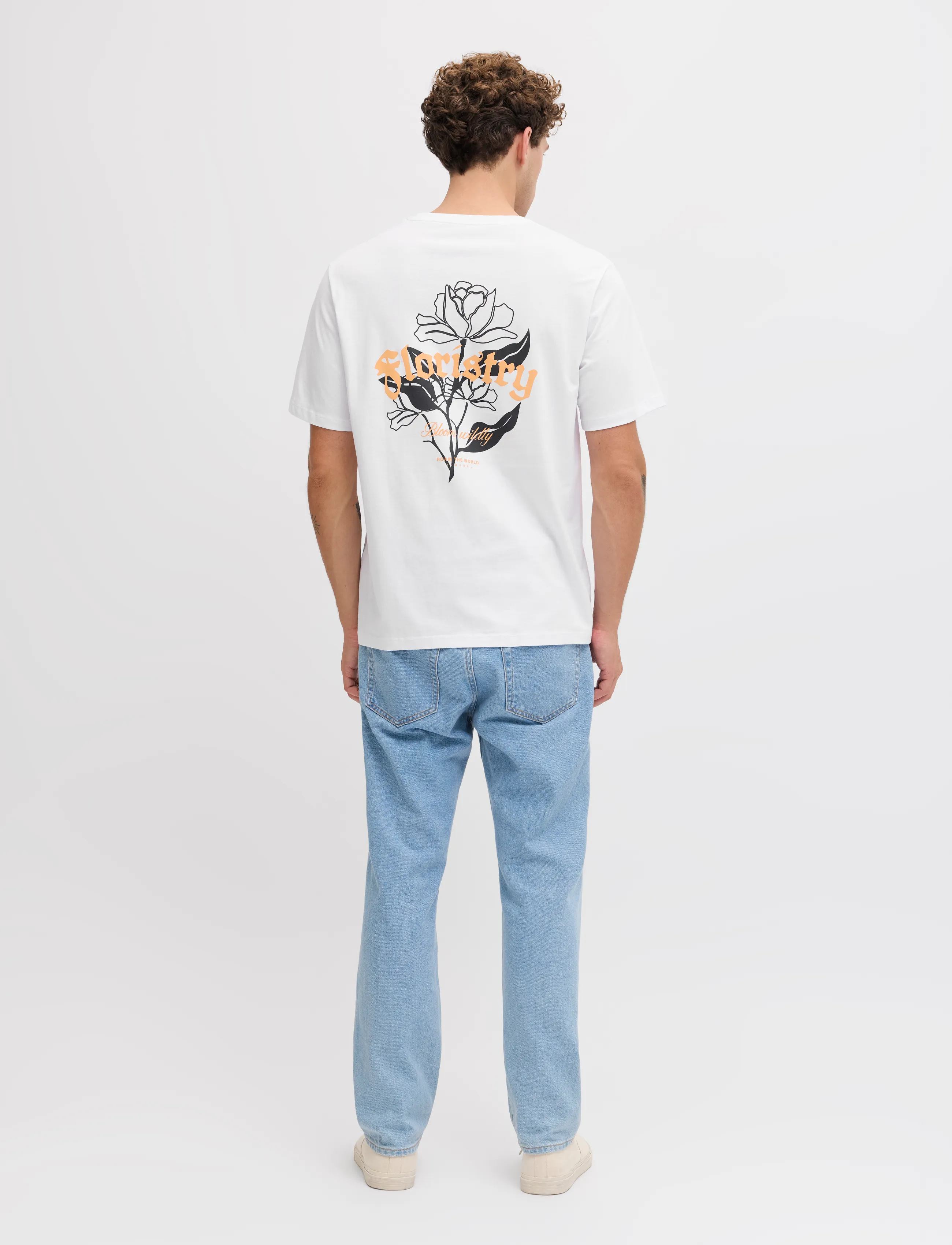 JJ REBEL - JREBSIMON SS TEE - white - 3