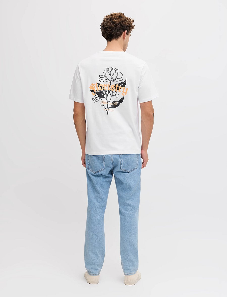 JJ REBEL - JREBSIMON SS TEE - white - 3