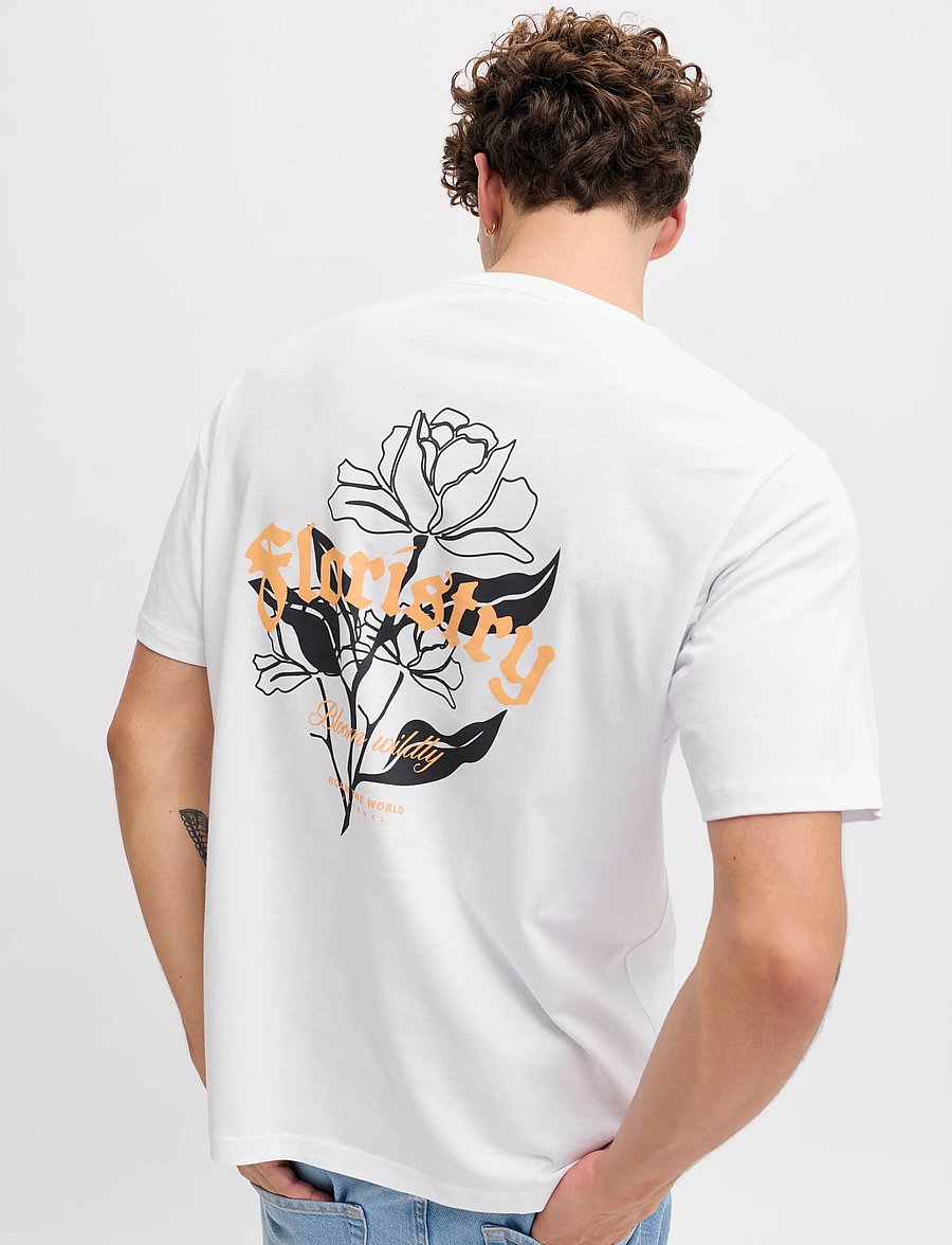 JJ REBEL - JREBSIMON SS TEE - white - 5