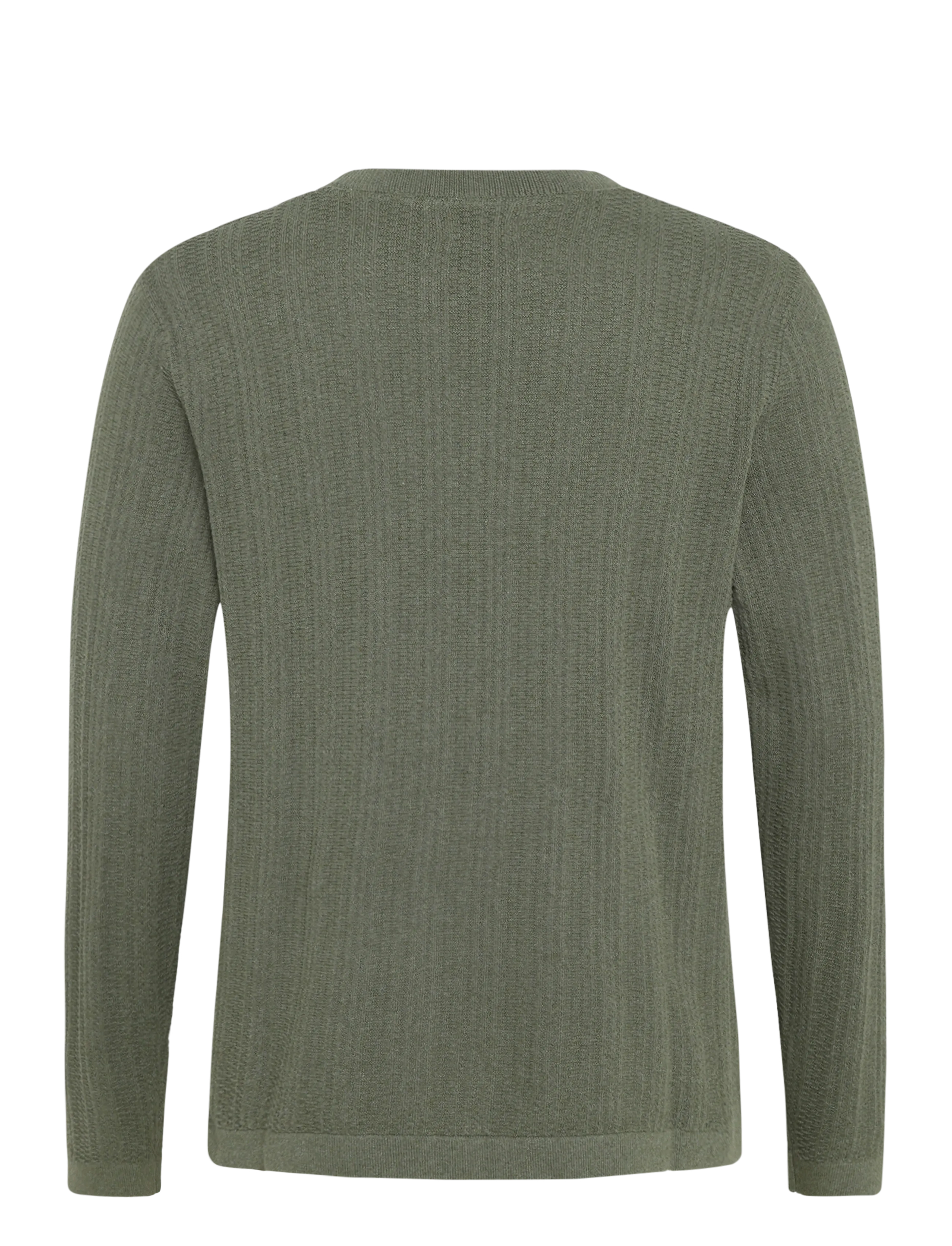 JJ REBEL - JREBSTANCE KNIT CREW NECK - laveste priser - beetle - 2