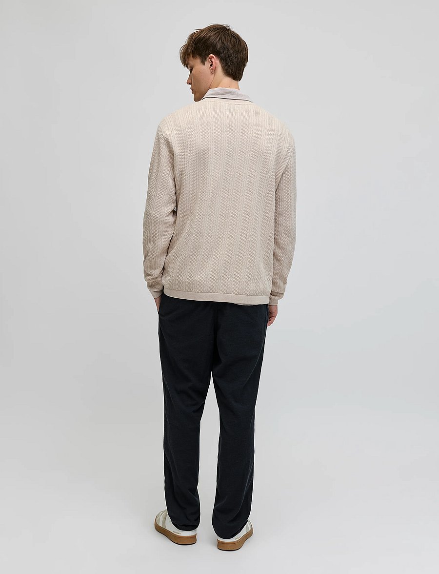 JJ REBEL - JREBSTANCE KNIT CREW NECK - Ümmarguse kaelusega kudumid - moonbeam - 3