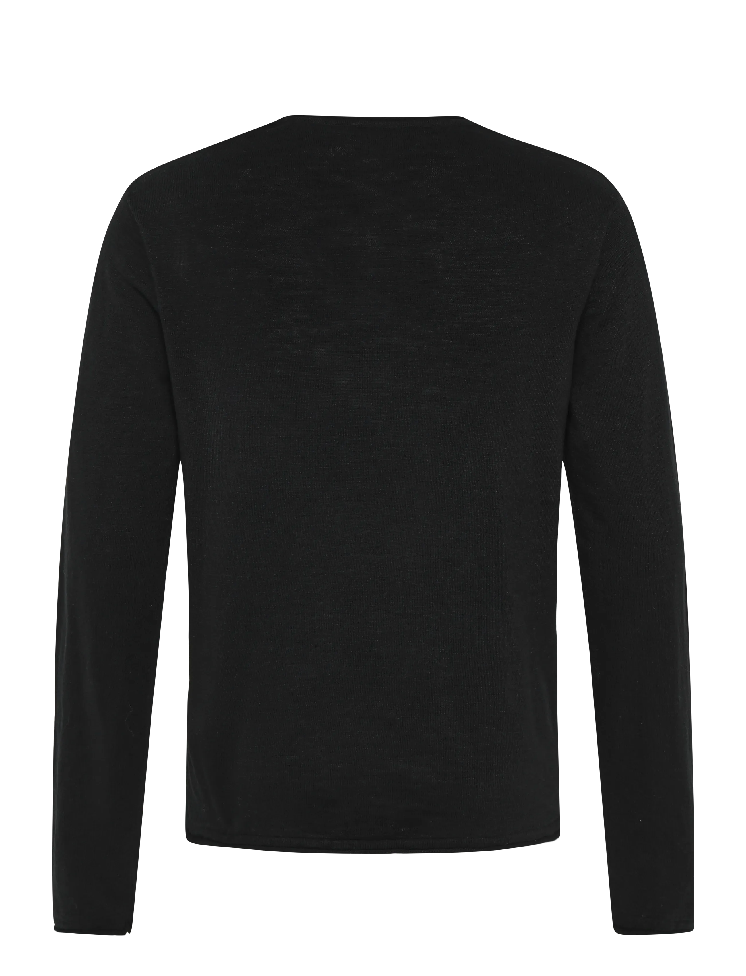 JJ REBEL - JREBVARGO KNIT CREW NECK - laveste priser - black - 2