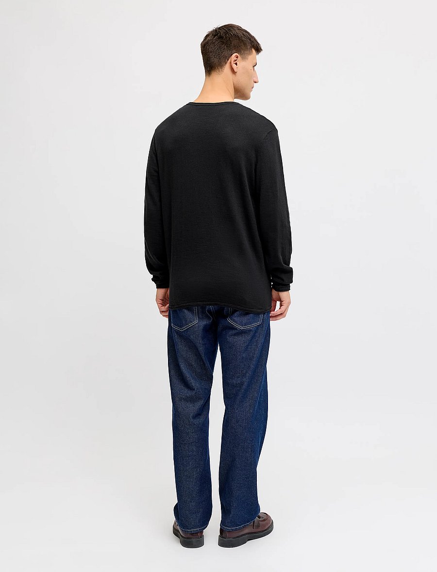 JJ REBEL - JREBVARGO KNIT CREW NECK - black - 2