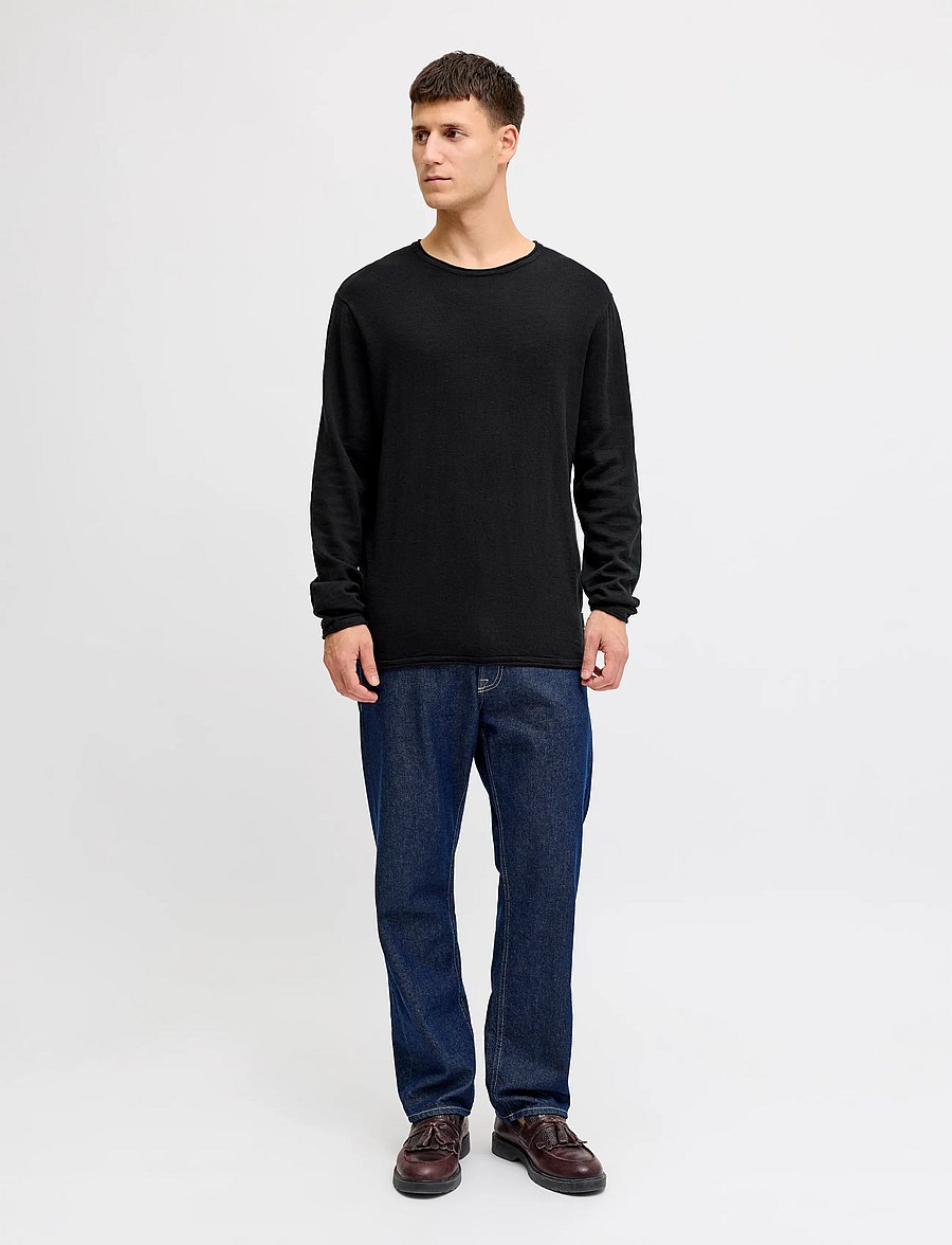 JJ REBEL - JREBVARGO KNIT CREW NECK - black - 3