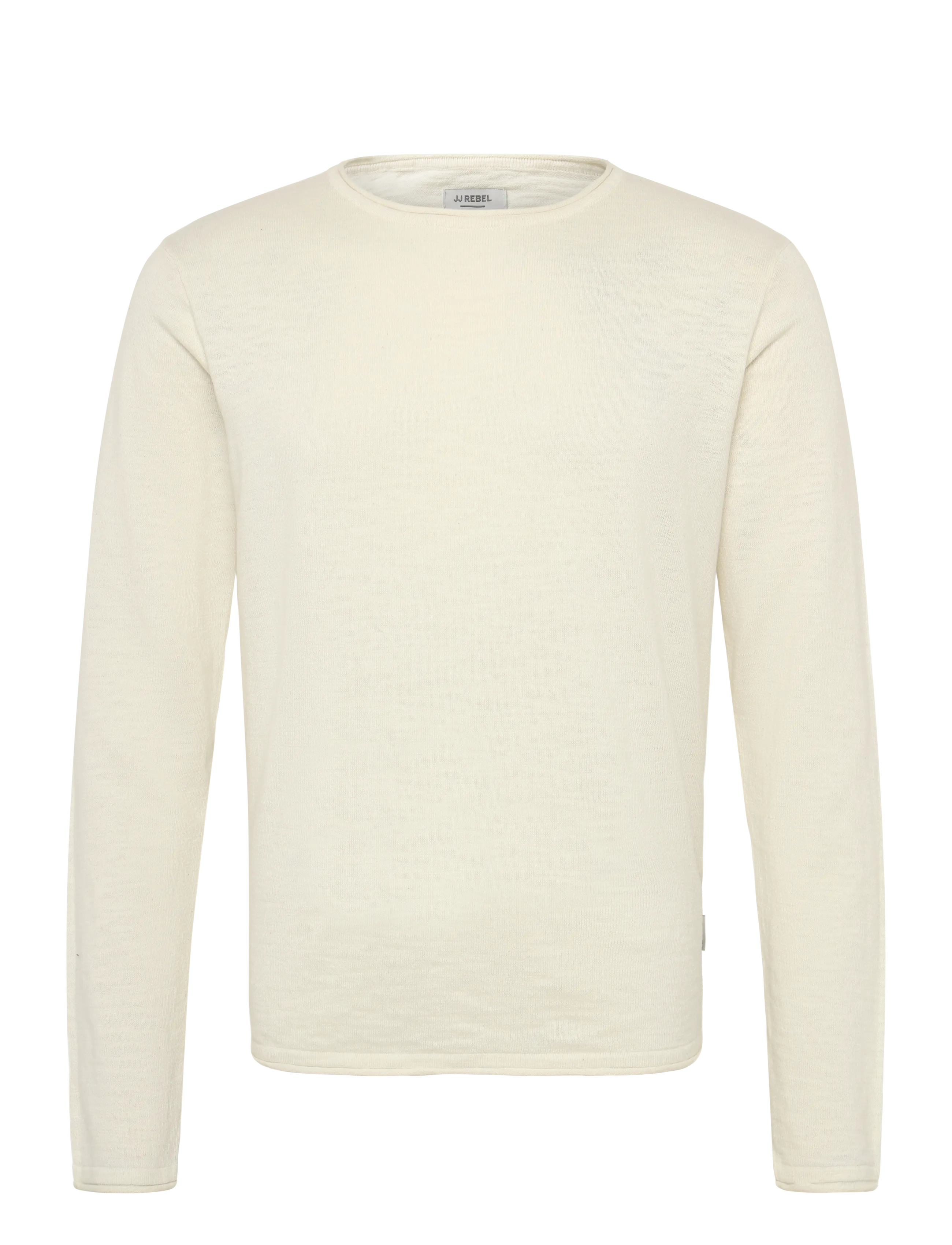 JJ REBEL JREBVARGO KNIT CREW NECK - Kleidung - CLOUD DANCER / cream