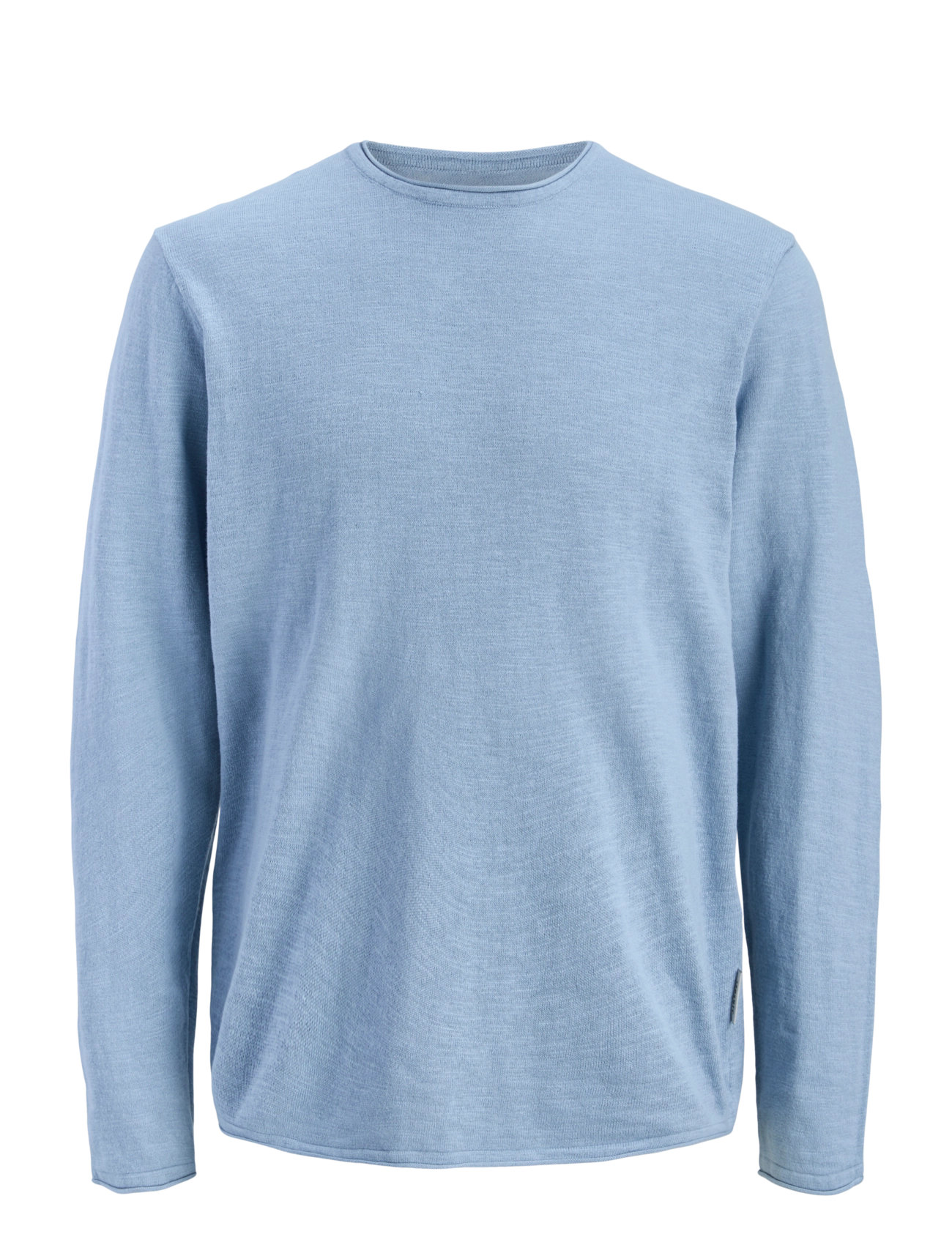 JJ REBEL JREBVARGO KNIT CREW NECK - Tøj - FADED DENIM / blue