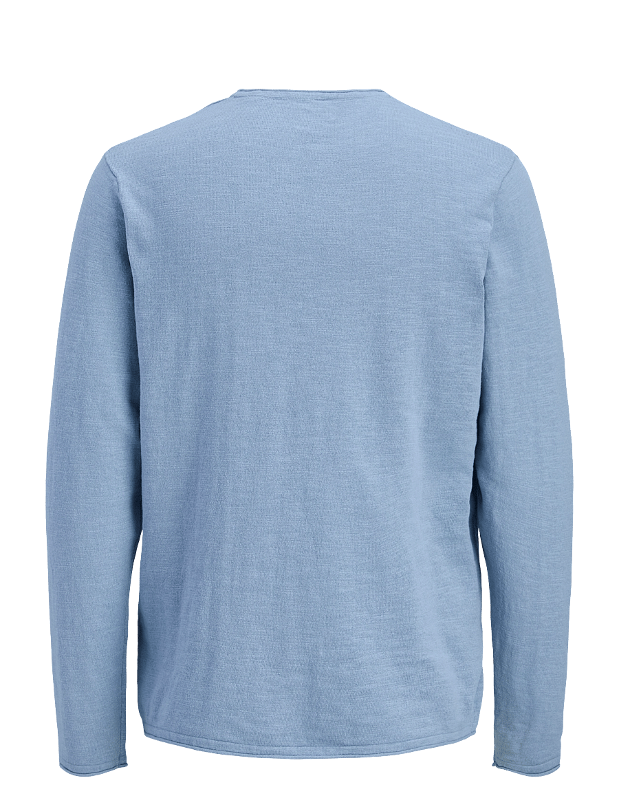 JJ REBEL - JREBVARGO KNIT CREW NECK - rundhals - faded denim - 2