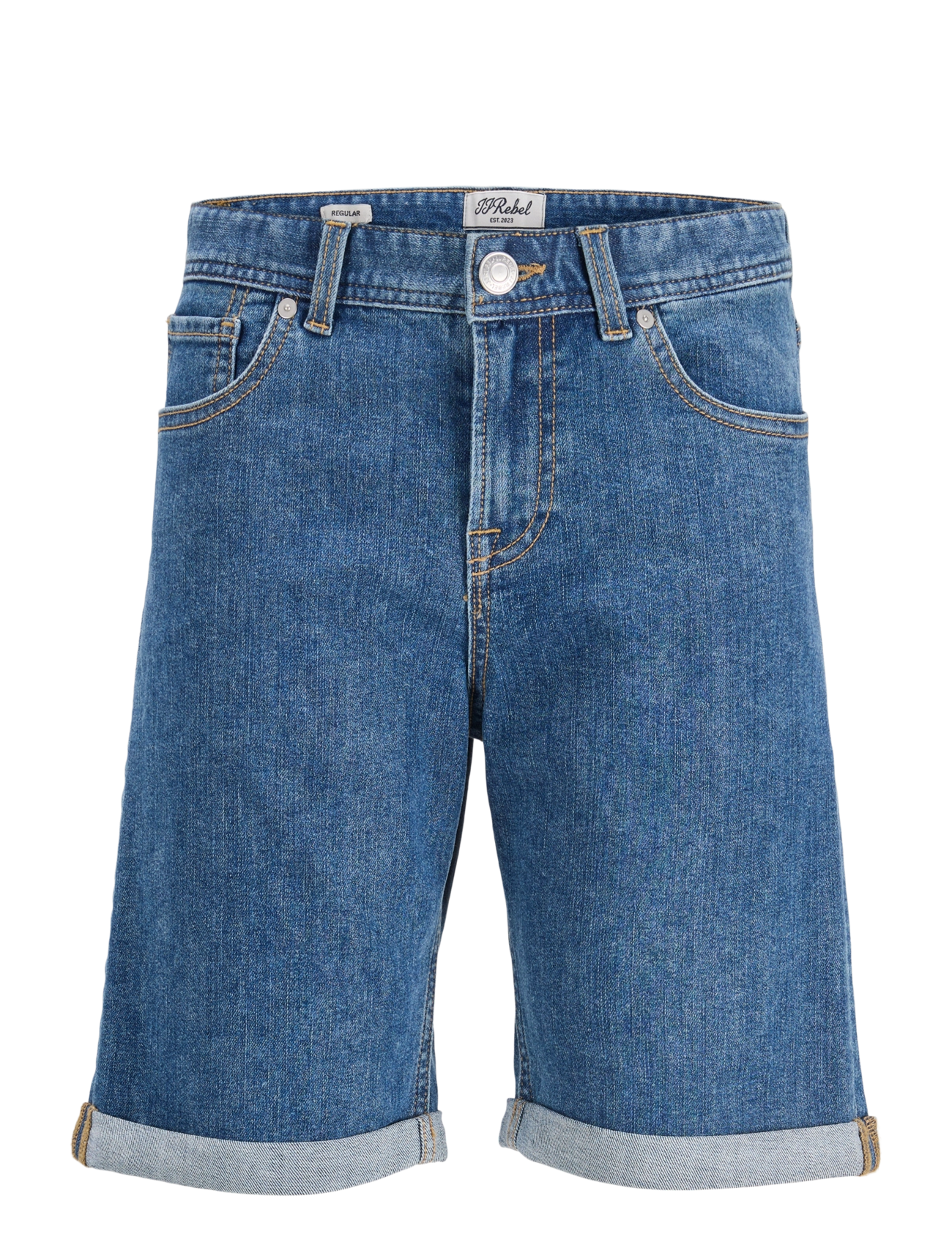 JJ REBEL JREBJOE JJCRAFT SHORTS AKM 760 SN JNR - Lühikesed püksid - BLUE DENIM / blue