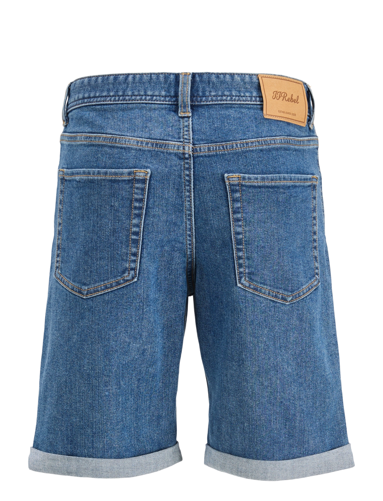 JJ REBEL - JREBJOE JJCRAFT SHORTS AKM 760 SN JNR - denimshorts - blue denim - 2